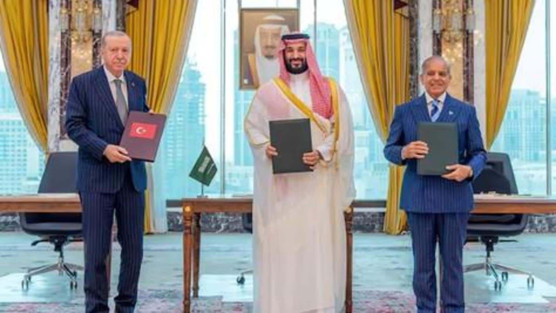 Turkey Defence Agreement: పాక్‌-సౌదీతో టర్కీ రక్షణ ఒప్పందం.. పార్లమెంటుకు 16 అధికరణాల 'మక్కా ఒప్పందం'