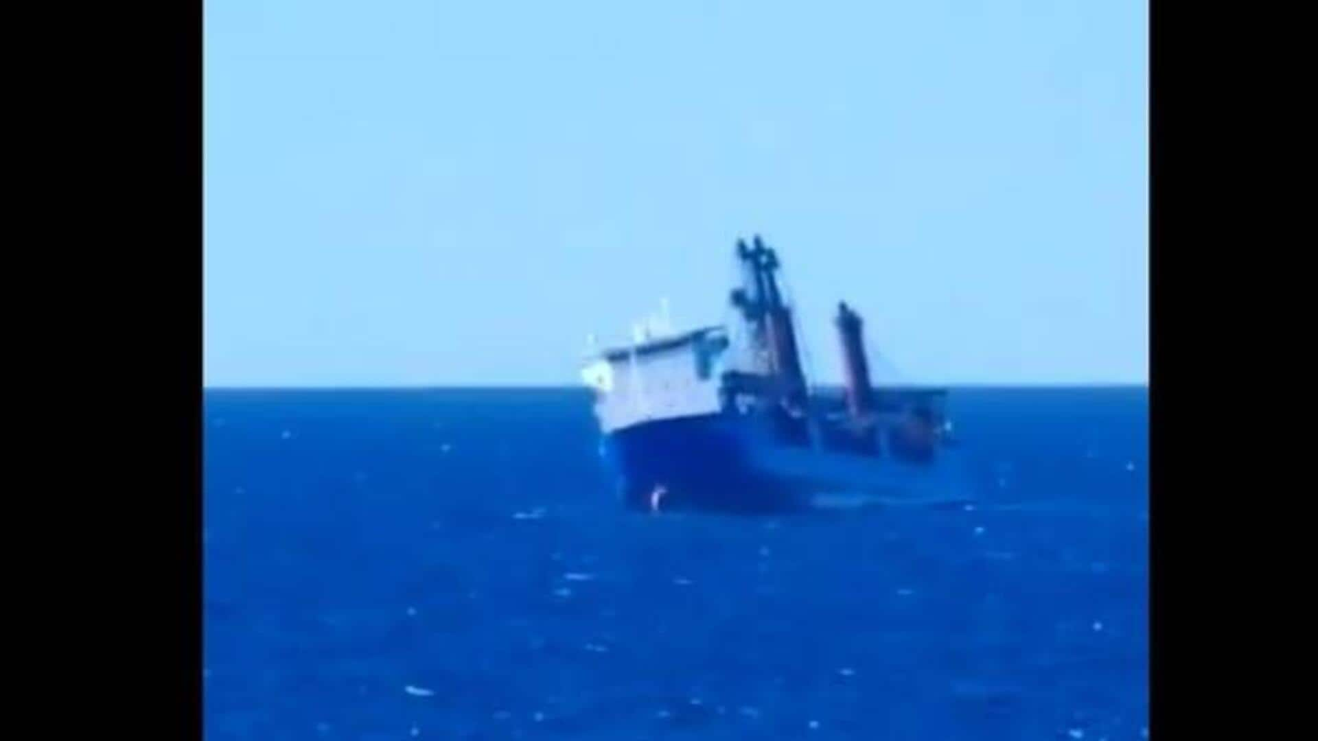 Russian cargo ship: ఇంజన్ గదిలో పేలుడు.. మెడిటేరియన్ సముద్రంలో మునిగిన రష్యన్ కార్గో షిప్ 