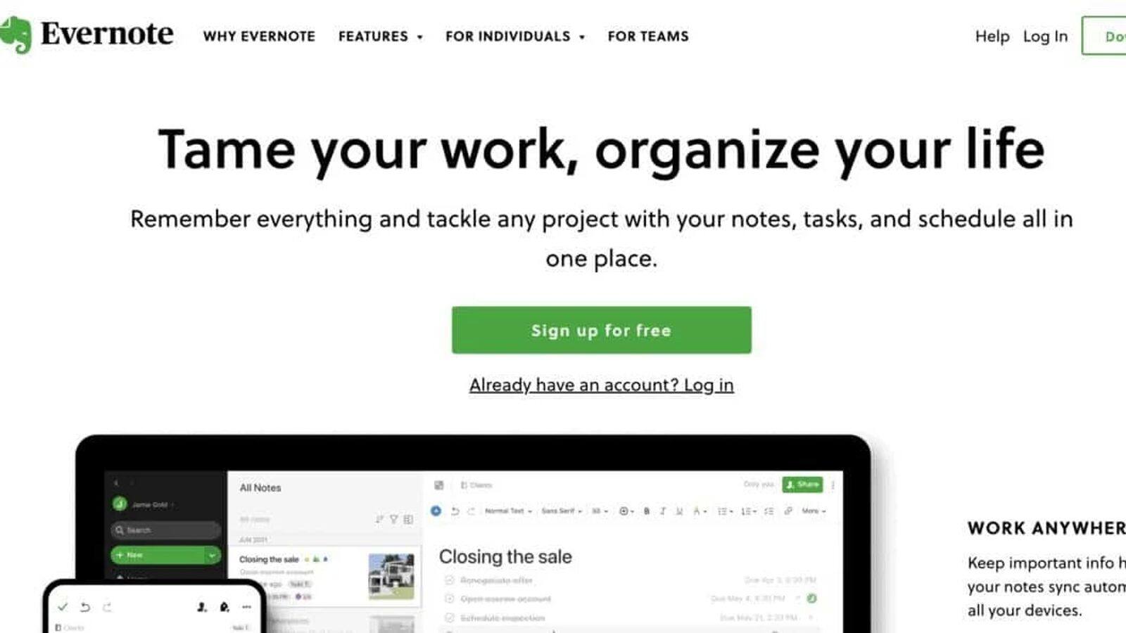 การจัดระเบียบโน้ตอย่างมีประสิทธิภาพด้วย Evernote