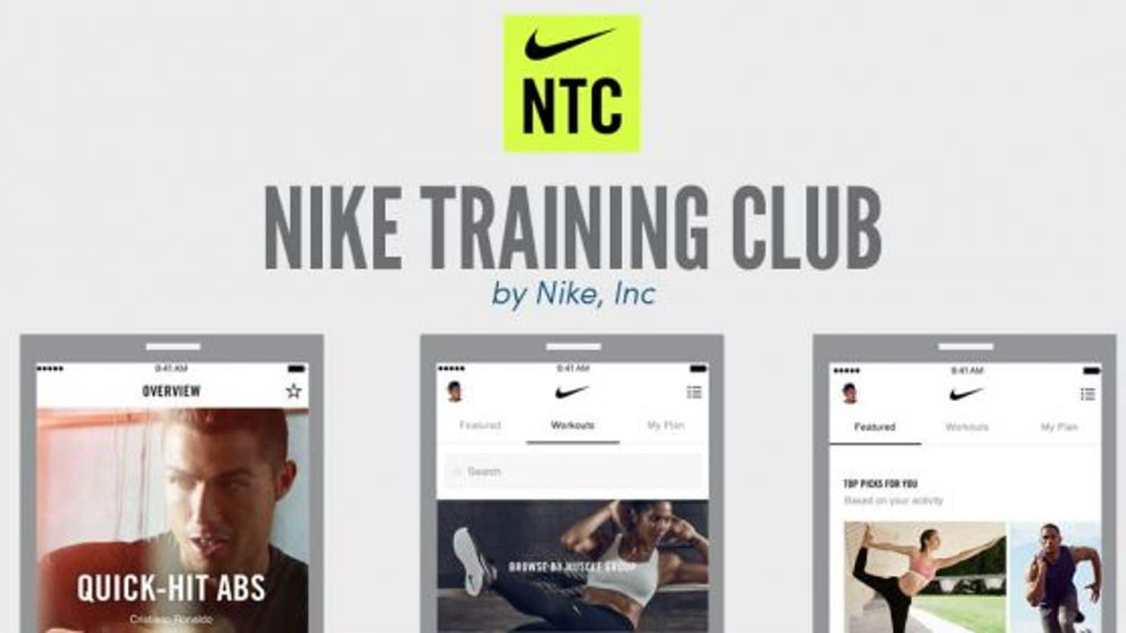 วางแผนการออกกำลังกายด้วย Nike Training Club