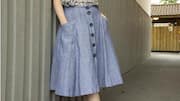5 สไตล์ที่เข้ากับกระโปรงติดกระดุมหน้าได้อย่างลงตัว