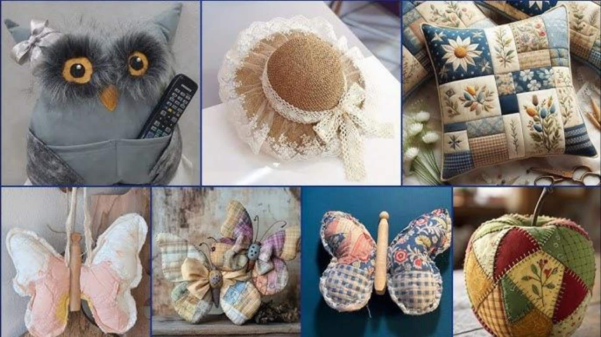 ไอเดียแต่งบ้านเก๋ ๆ จากเศษผ้าเหลือใช้