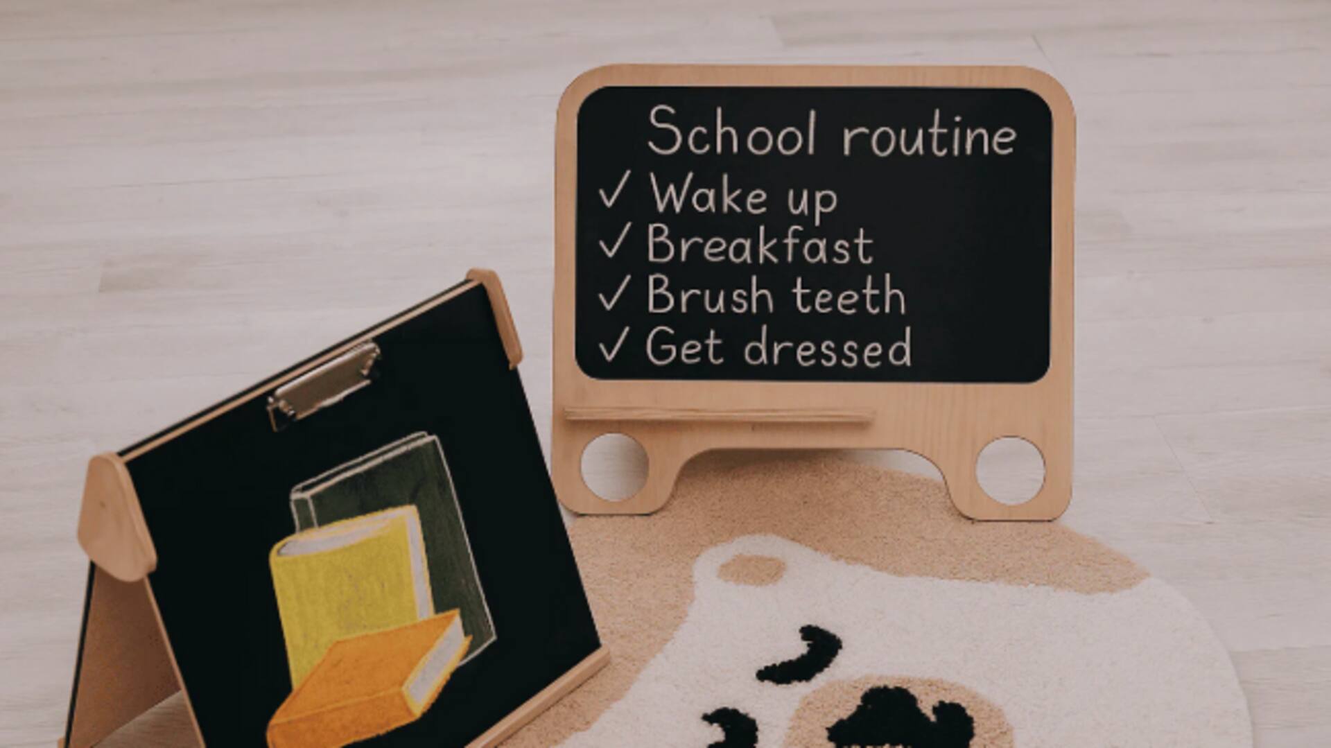 จัดการความวุ่นวายในตอนเช้าด้วยกระดานดำ