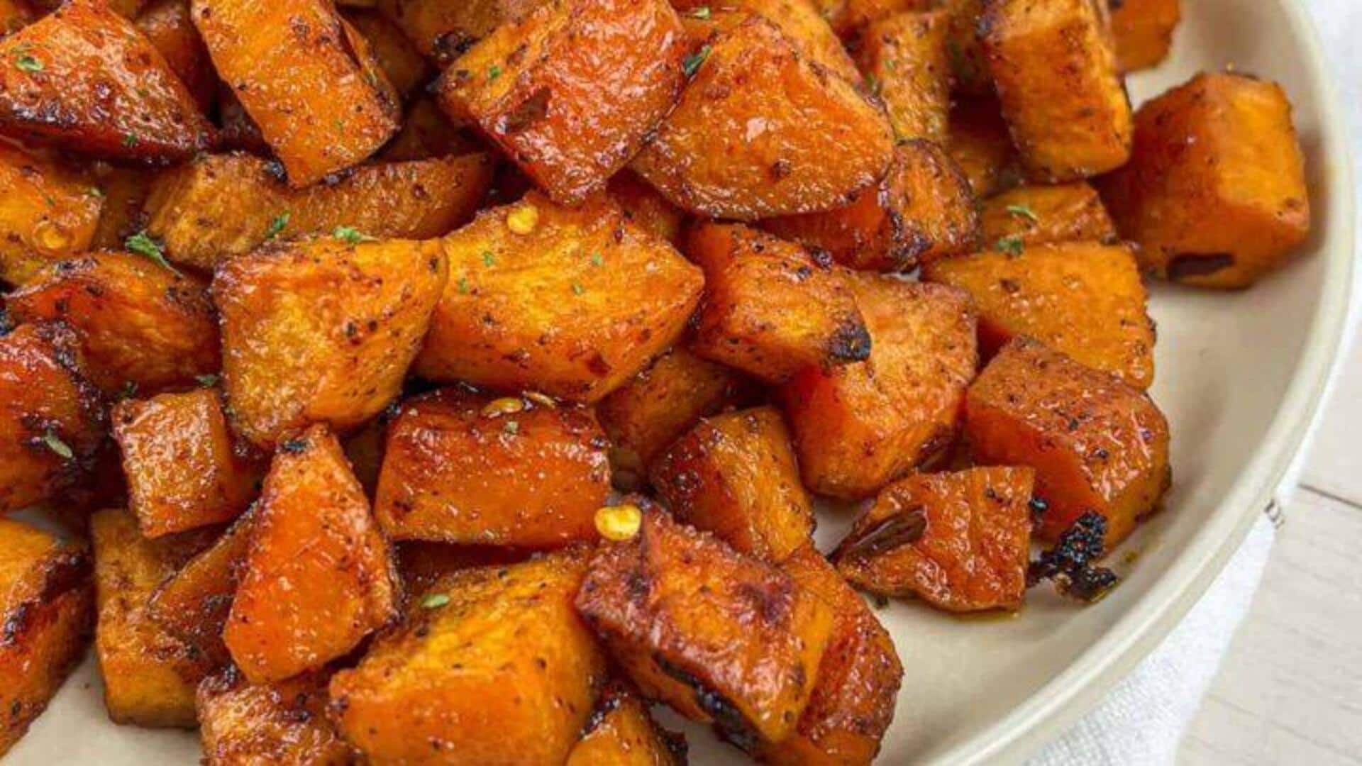 สูตรจานเด็ดรสเผ็ดร้อนจากมันฝรั่งหวาน สูตรจานเด็ดรสเผ็ดร้อนจากมันฝรั่งหวาน