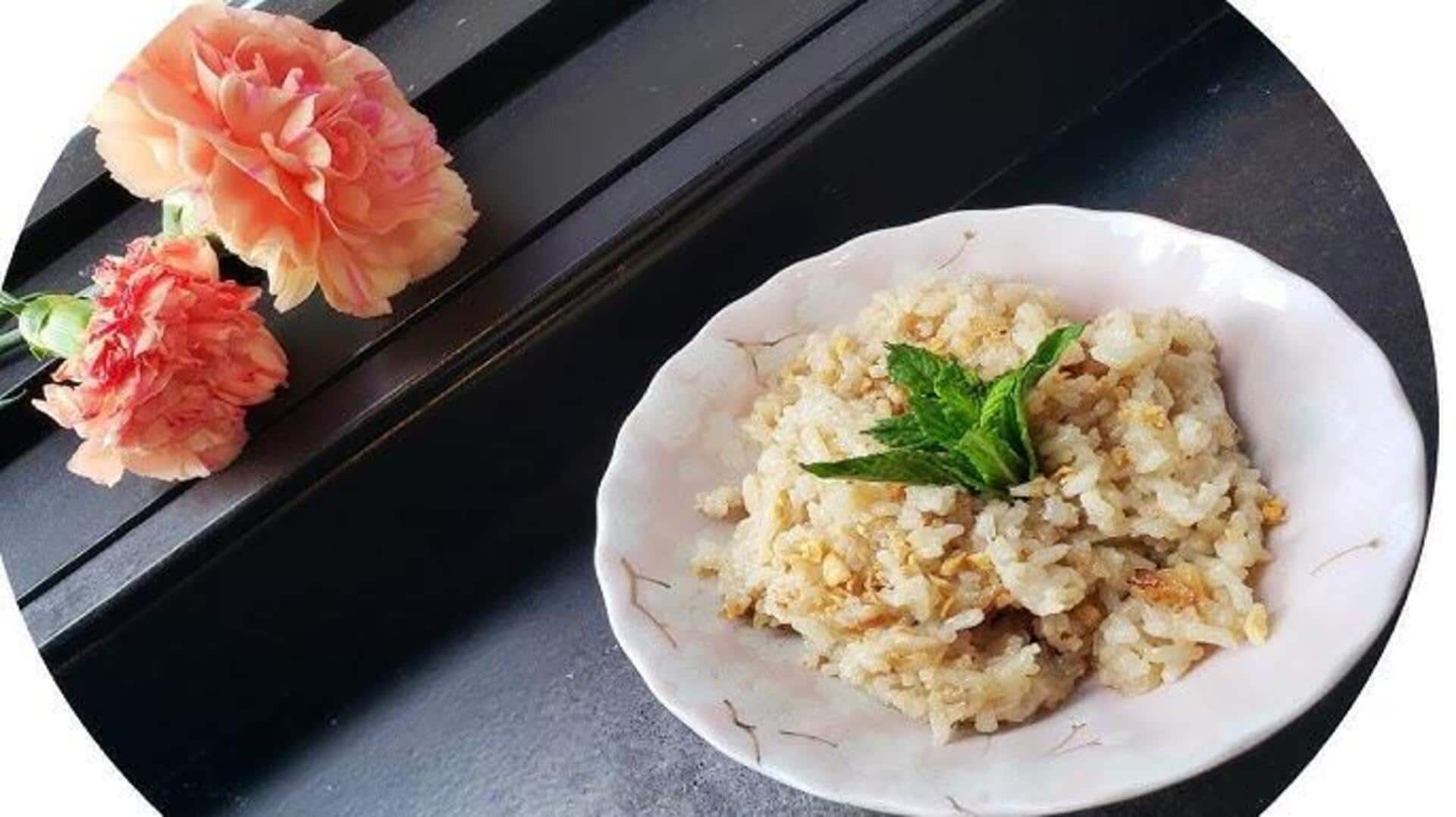 ข้าวหอมมะพร้าวอบอวลด้วยกลิ่นใบเตย