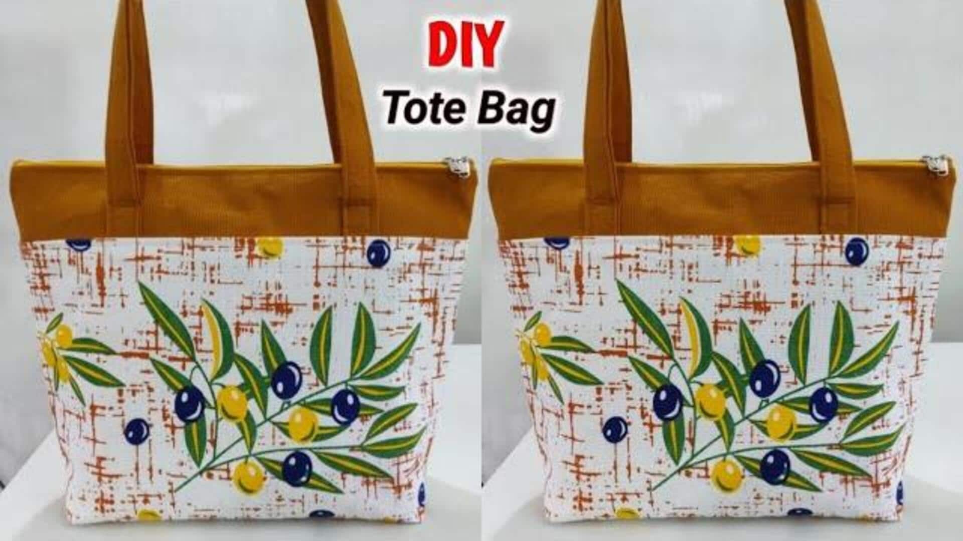 DIY กระเป๋าผ้าสุดชิคจากปลอกหมอน ในงบประหยัด