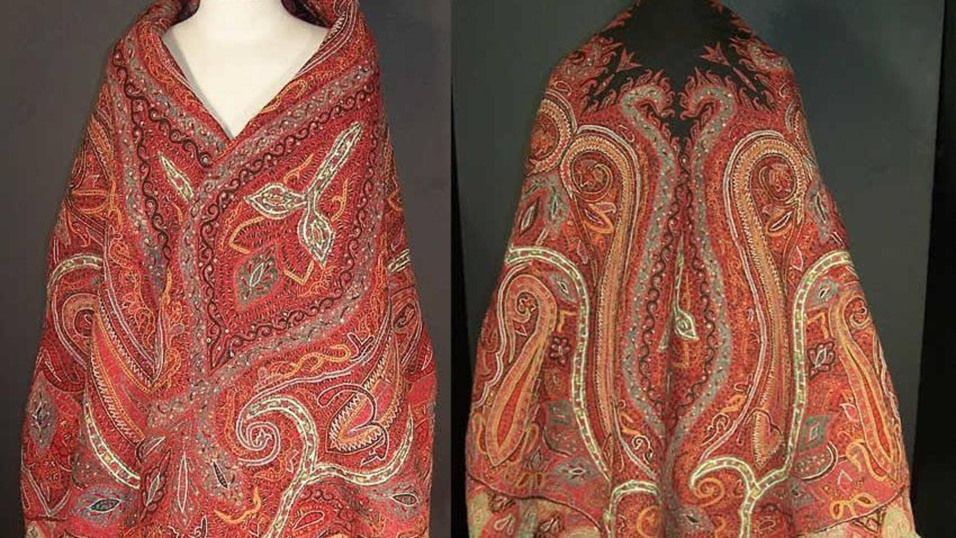 5 สไตล์แมตช์ผ้าคลุมไหล่ลายเพซลีย์ได้ลงตัว