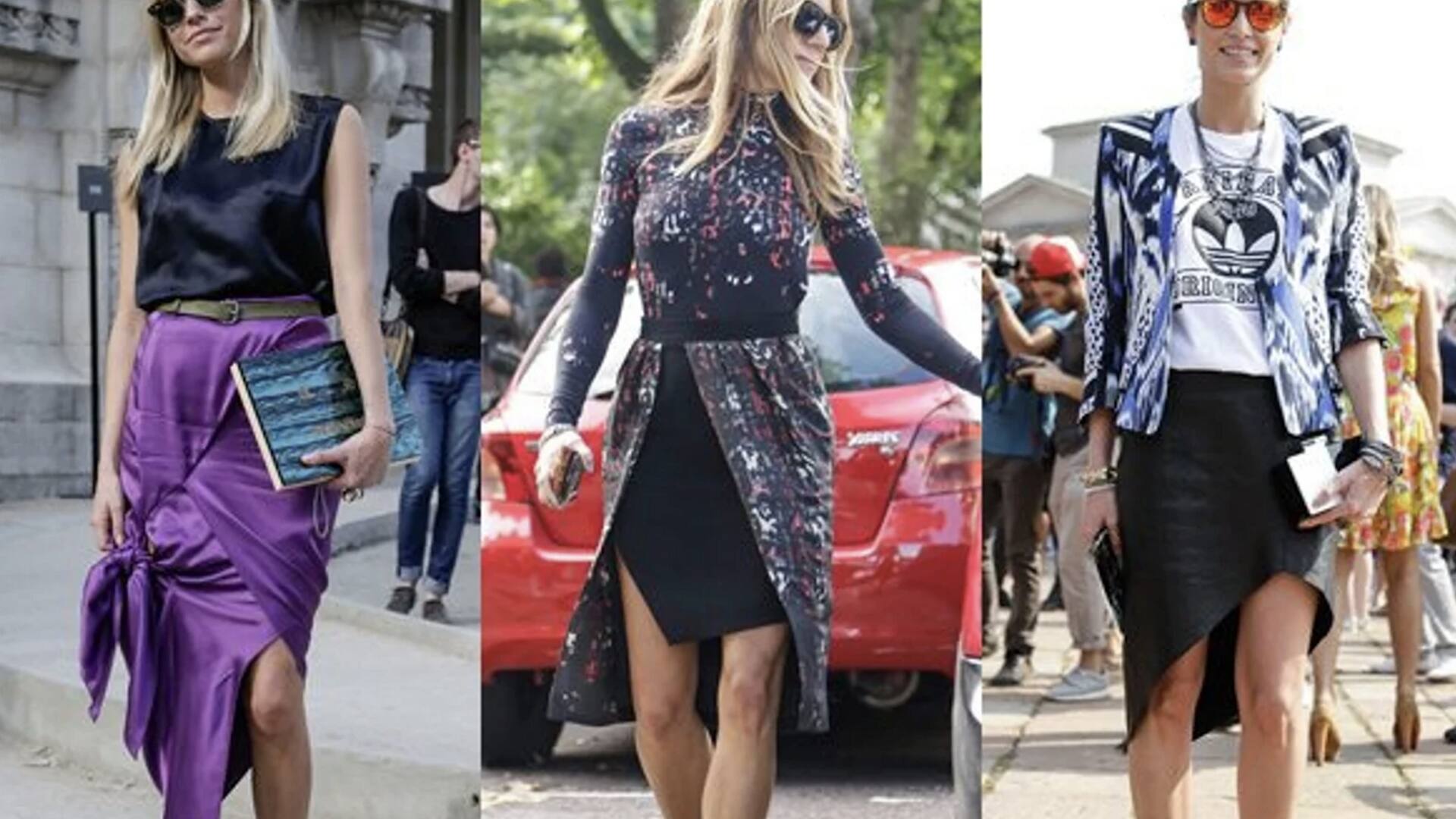 5 สไตล์แมตช์เดรสชายกระโปรงเฉียงให้ดูชิค