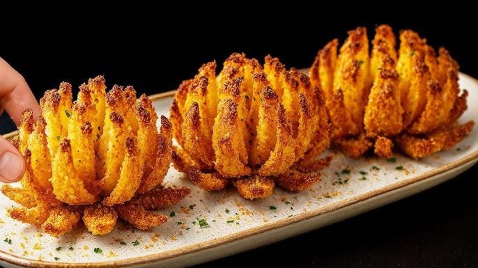 สูตรดอกต้นหอมชุบแป้งทอดกรอบ เมนูเรียกน้ำย่อยทำง่าย