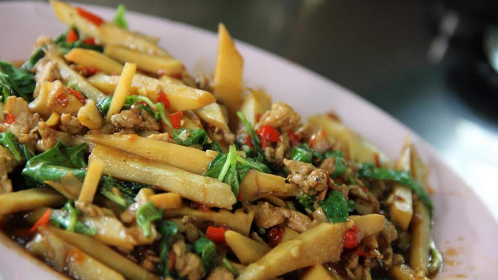 หน่อไม้ผัดตะไคร้ เมนูรสชาติไทยที่คุณต้องลอง