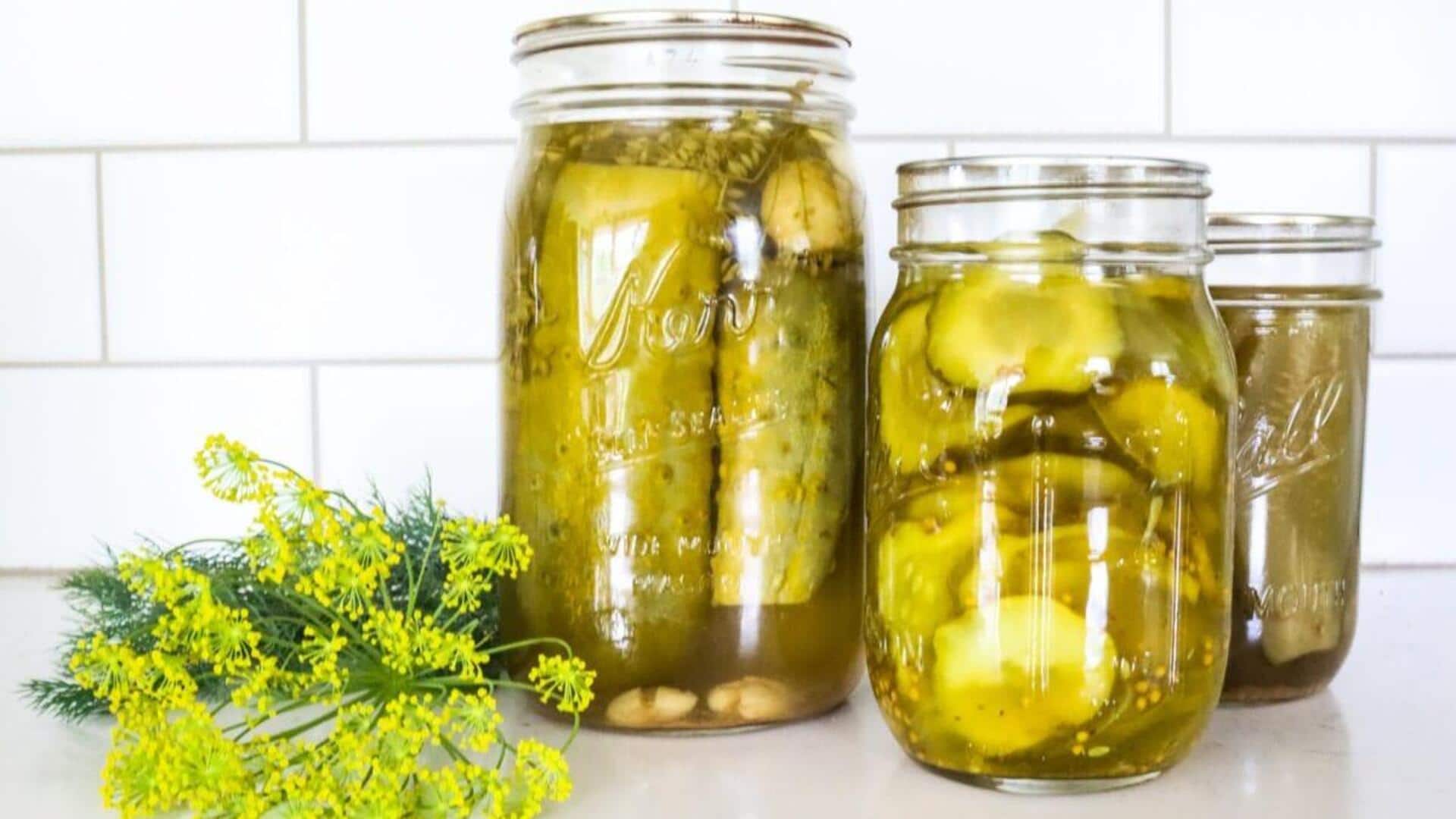 แตงกวาฤดูหนาวดองกรอบอร่อย ทำเองได้ง่ายๆ