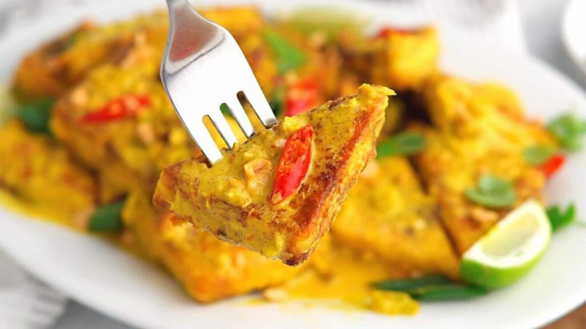 สตูว์เต้าหู้ตะไคร้หอม เสิร์ฟพร้อมน้ำจิ้มมะพร้าวสุดละมุน