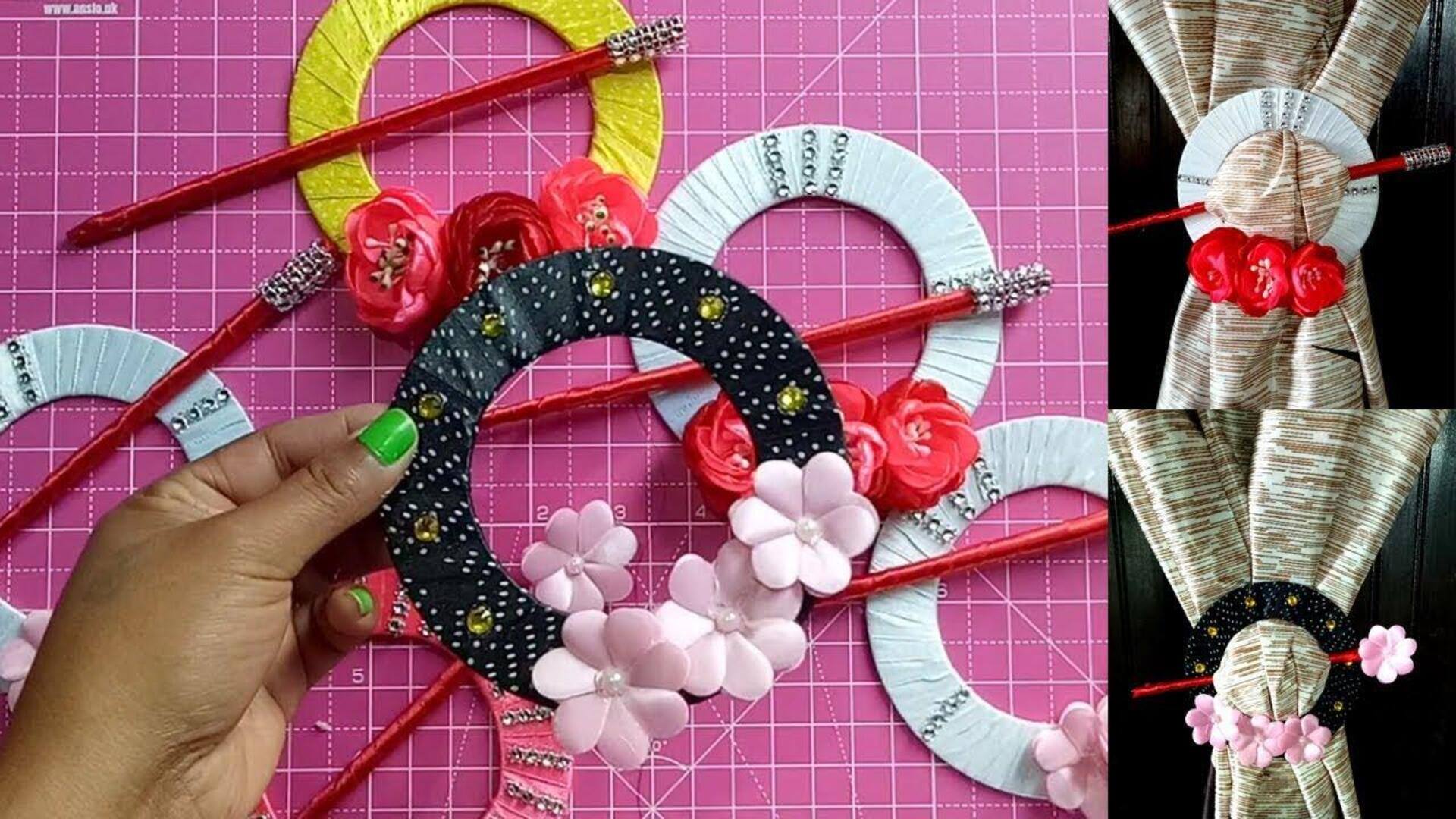 ไอเดียสร้างสรรค์การใช้ที่รัดผ้าม่าน