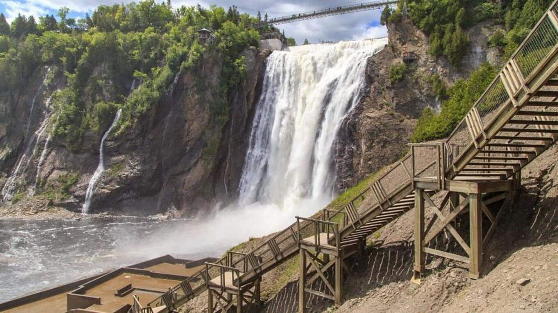 น้ำตกที่งดงามที่สุดในควิเบกที่ต้องไปเยือน