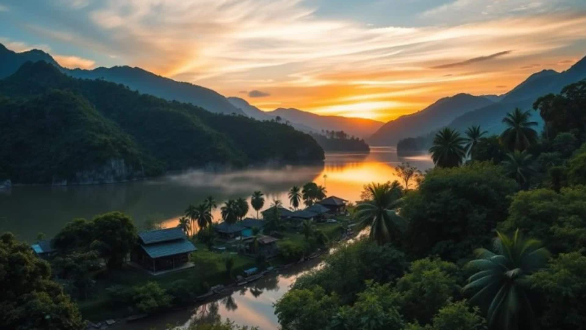 สำรวจหมู่บ้านชาติพันธุ์และทิวทัศน์แม่น้ำสงบในพงสาลี, ลาว