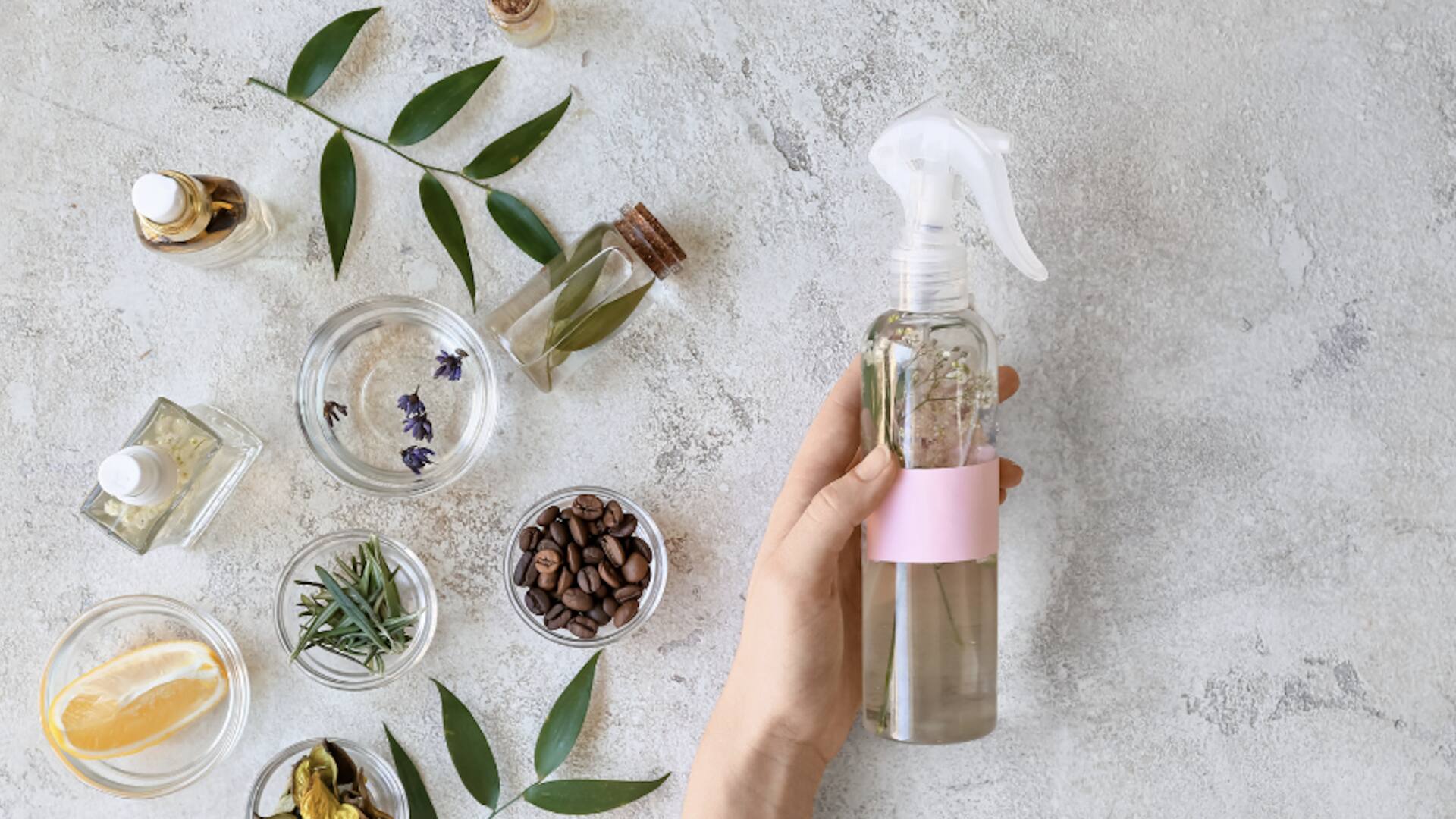 เคล็ดลับทำสเปรย์ปรับอากาศธรรมชาติ ใช้งบน้อย