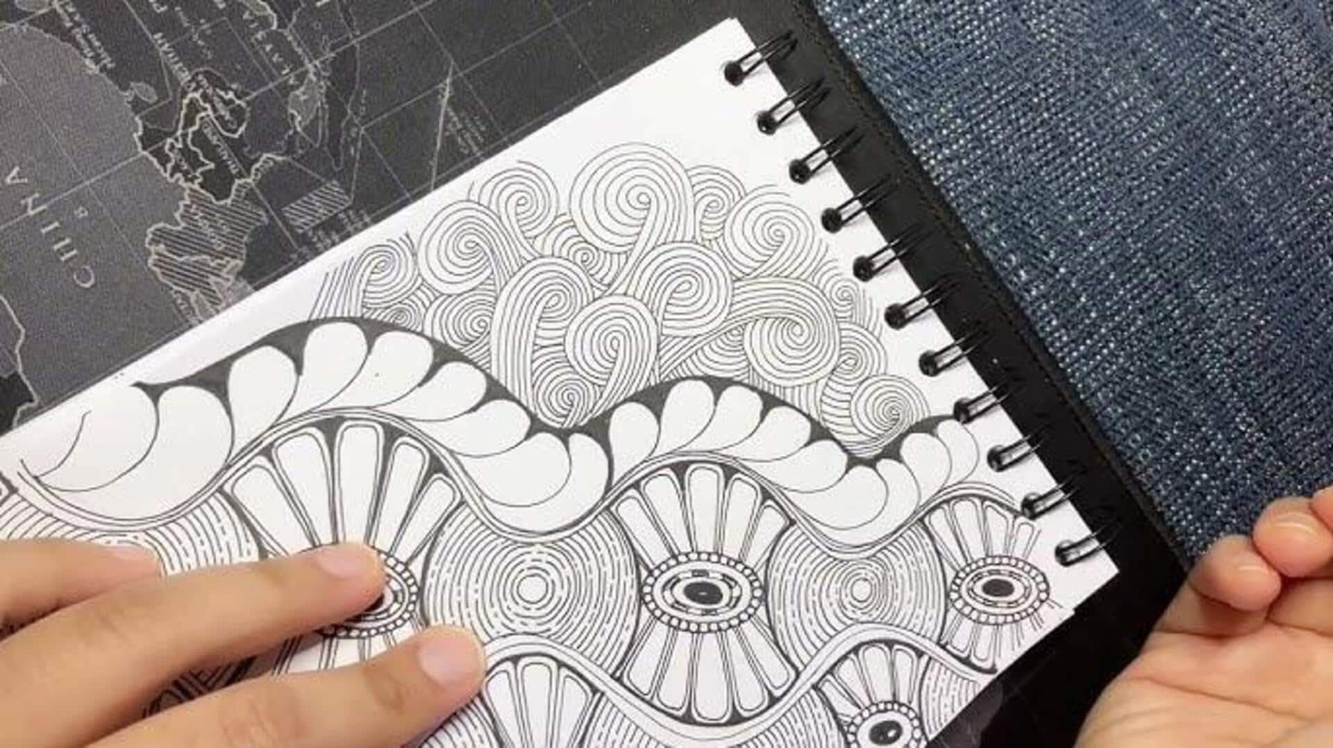 การเพิ่มสมาธิด้วยการขีดเขียนแบบอิสระ
