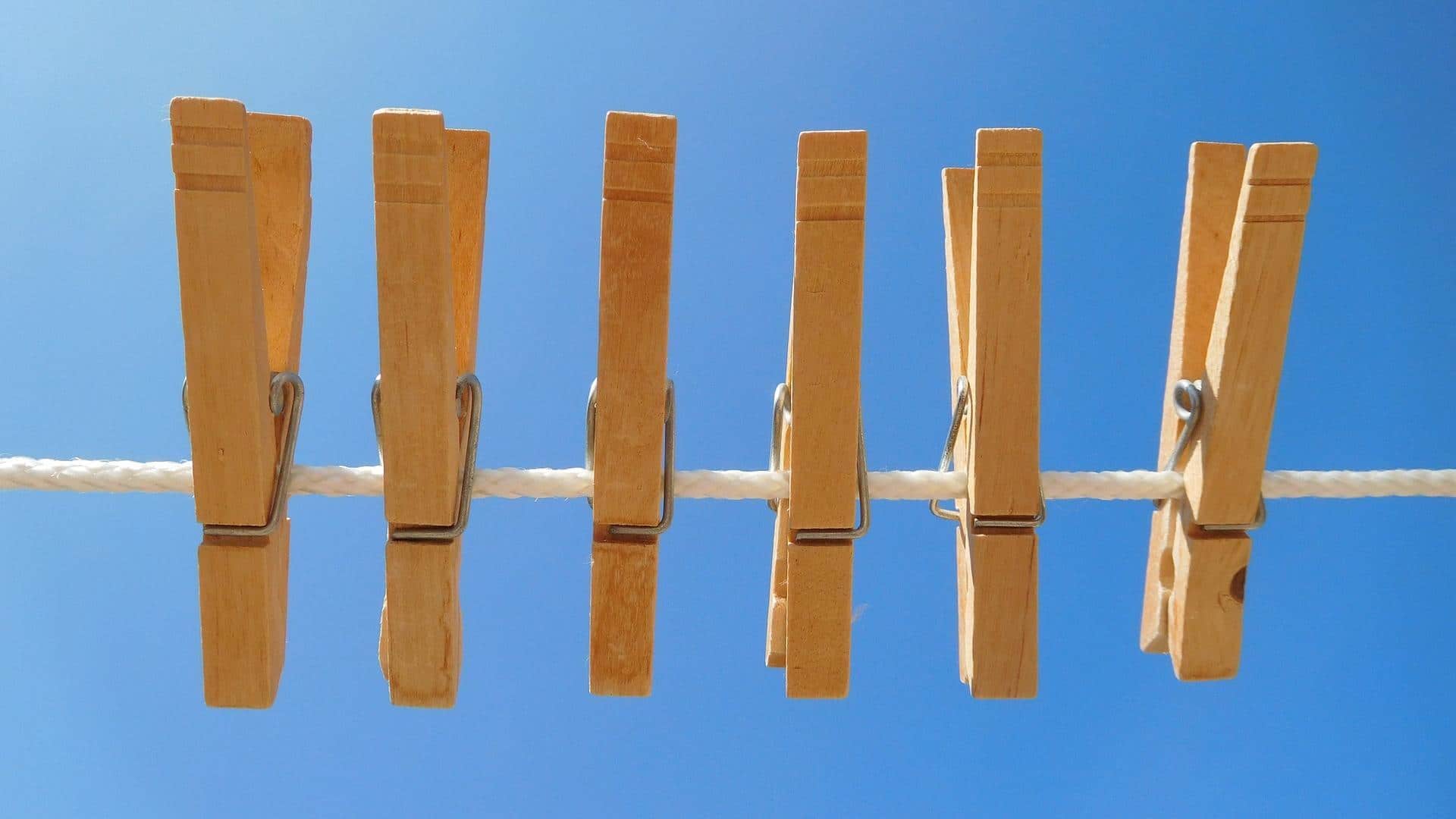 เปลี่ยนพฤติกรรมประจำวันด้วยคลิปหนีบผ้า