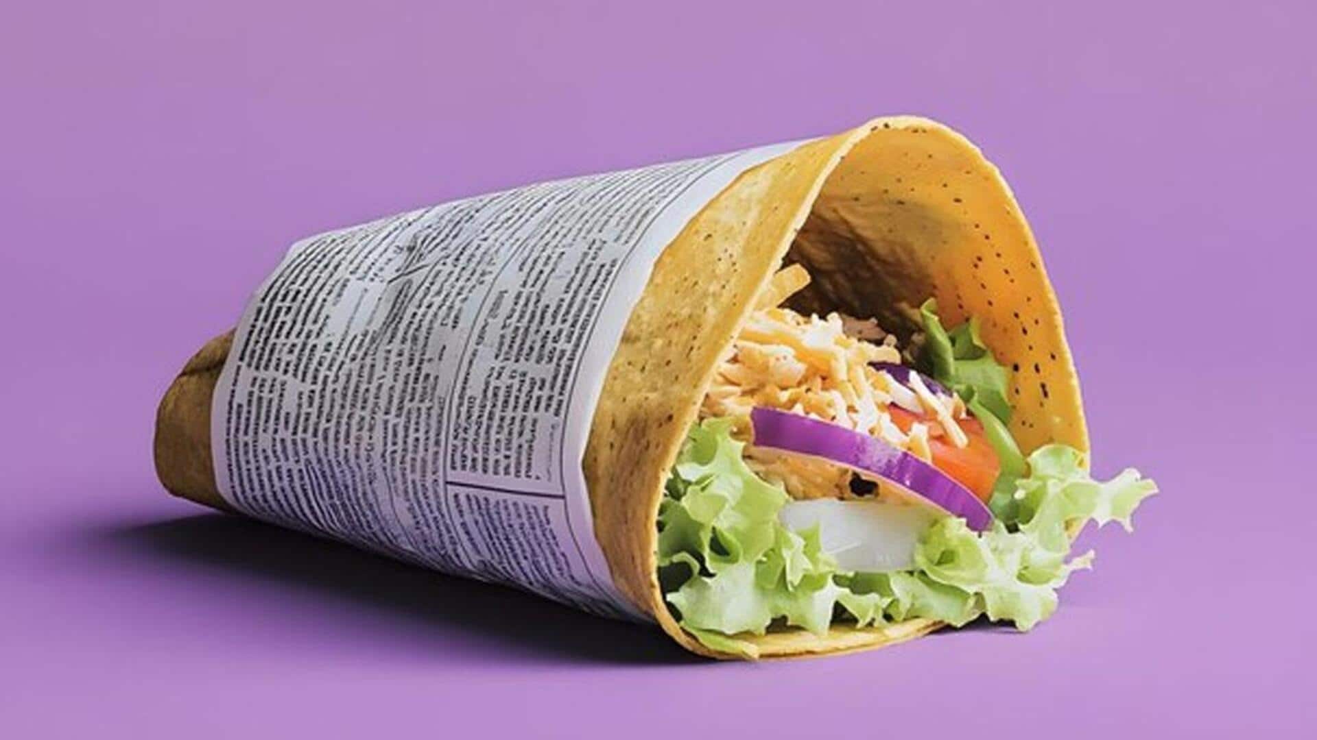 เปลี่ยนหนังสือพิมพ์เก่าให้เป็นของใช้ในครัวแบบประหยัด