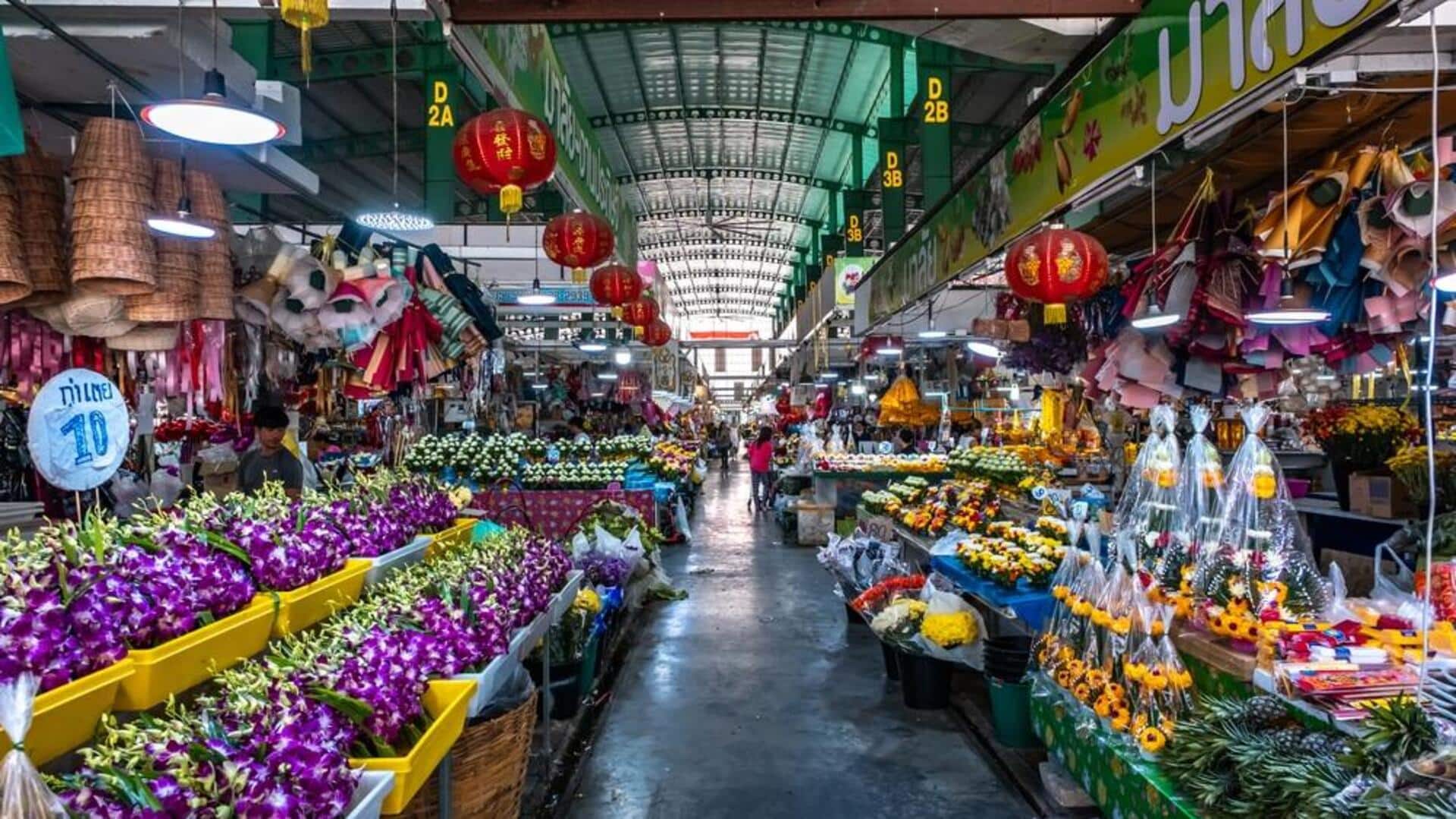 ตลาดดอกไม้ริมแม่น้ำที่ควรเยือนในประเทศไทย ตลาดดอกไม้ริมแม่น้ำที่ควรเยือนในประเทศไทย