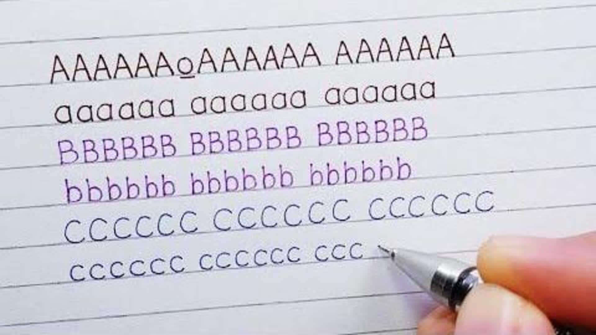 การฝึกคัดลายมือเพื่อเพิ่มสมาธิ
