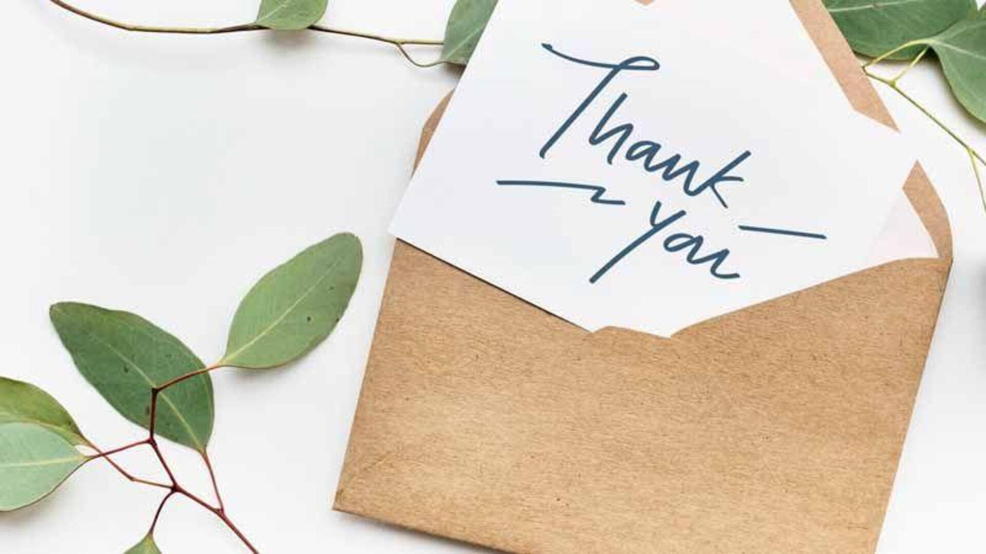 5 นิสัยการเขียนจดหมายขอบคุณเพื่อเสริมสร้างความสัมพันธ์ในชีวิตประจำวัน