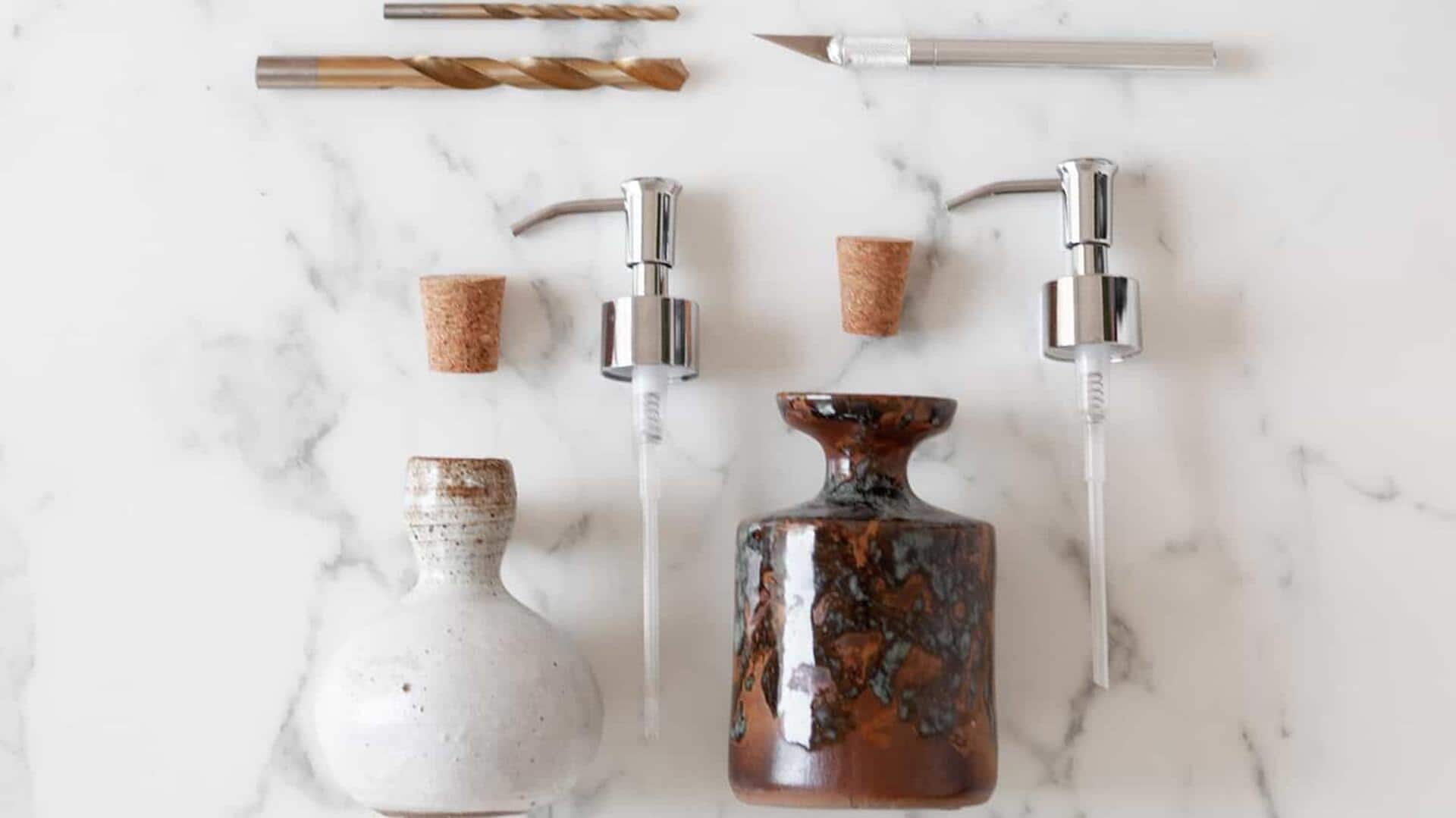 ไอเดียเปลี่ยนปั๊มสบู่ให้กลายเป็นของใช้สุดคุ้ม