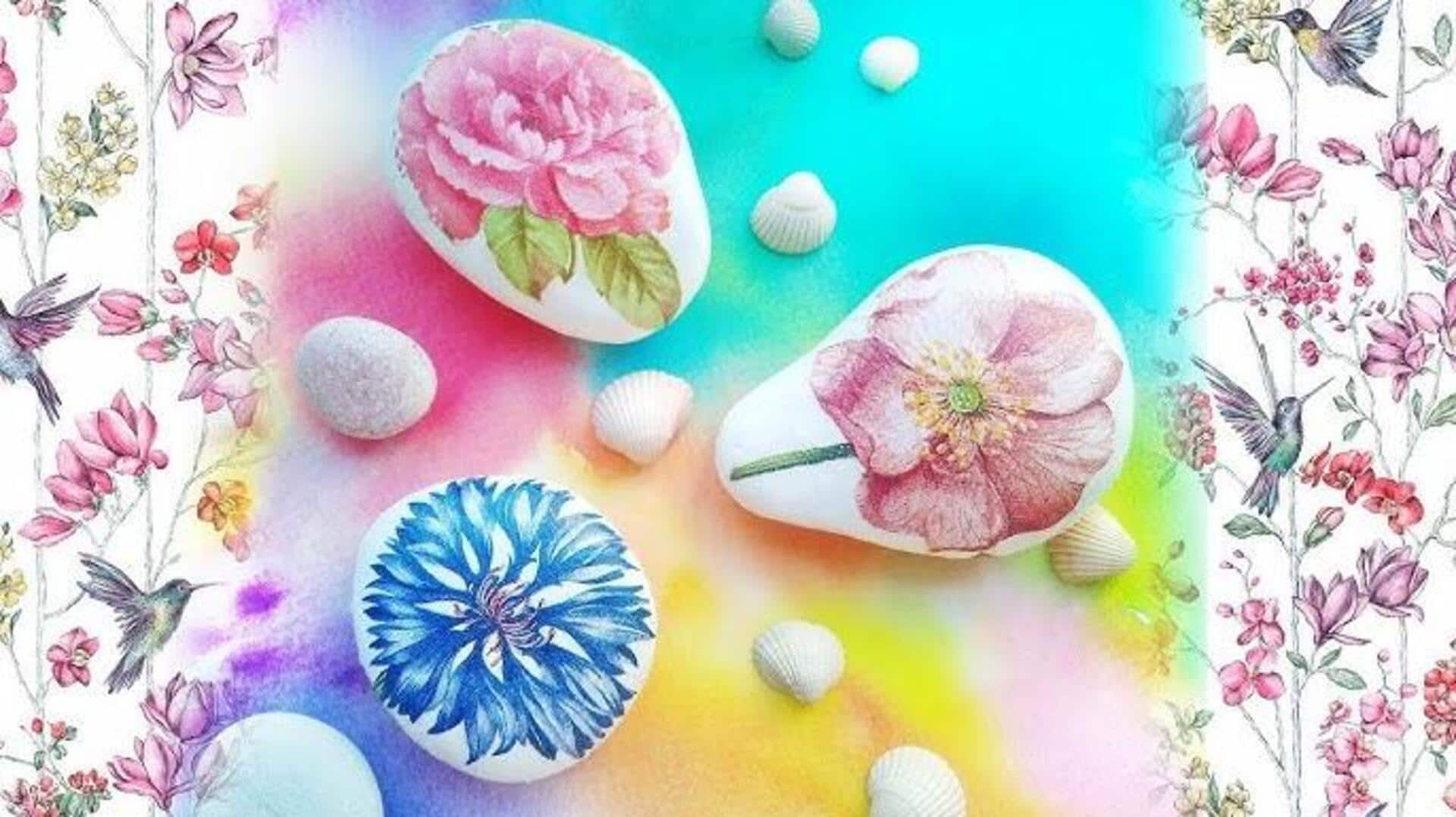 เปลี่ยนหินทาสีให้เป็นที่หนีบกระดาษสุดเก๋