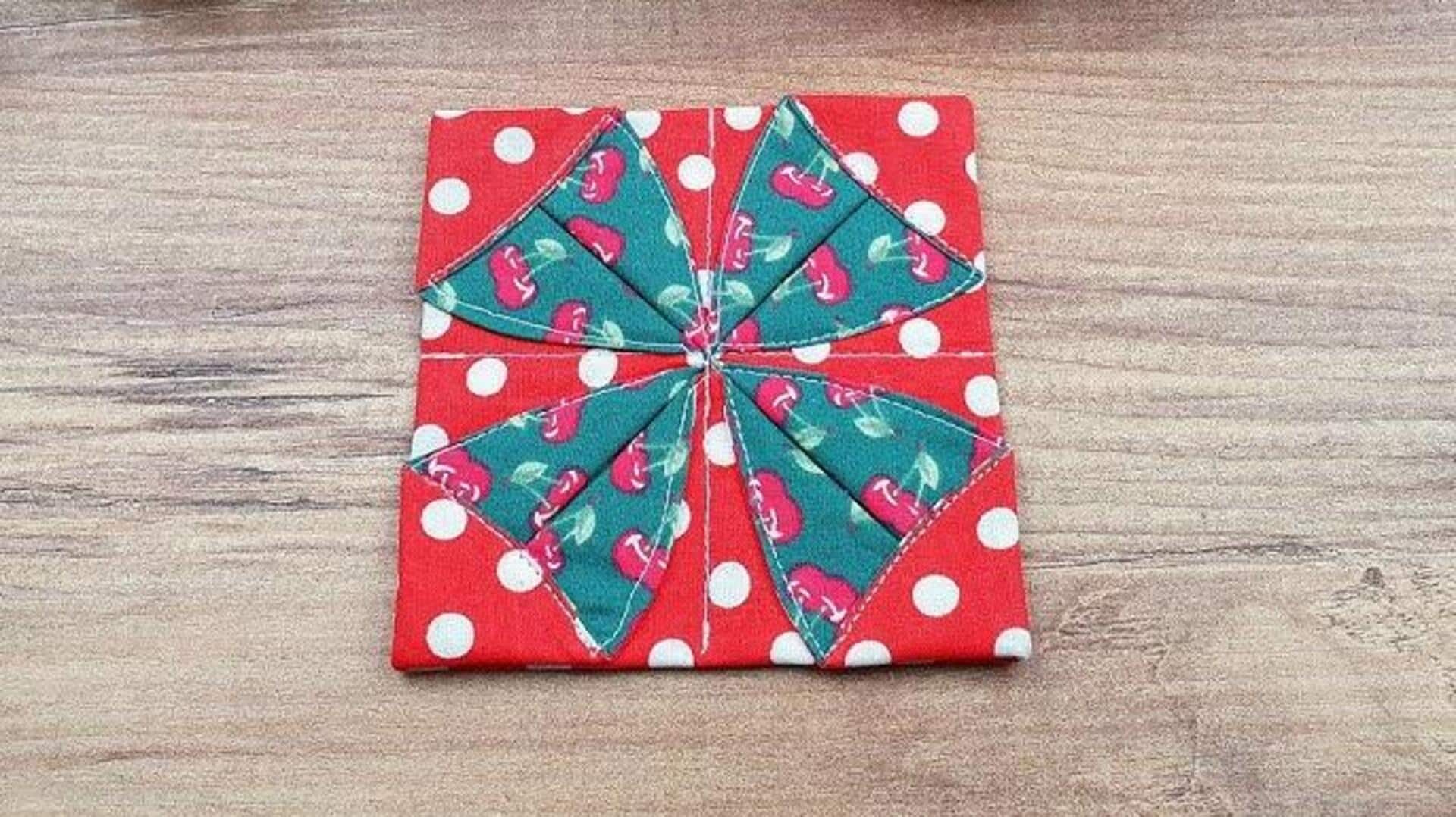 ไอเดียทำที่รองแก้วจากวัสดุในสวนแบบง่าย ๆ