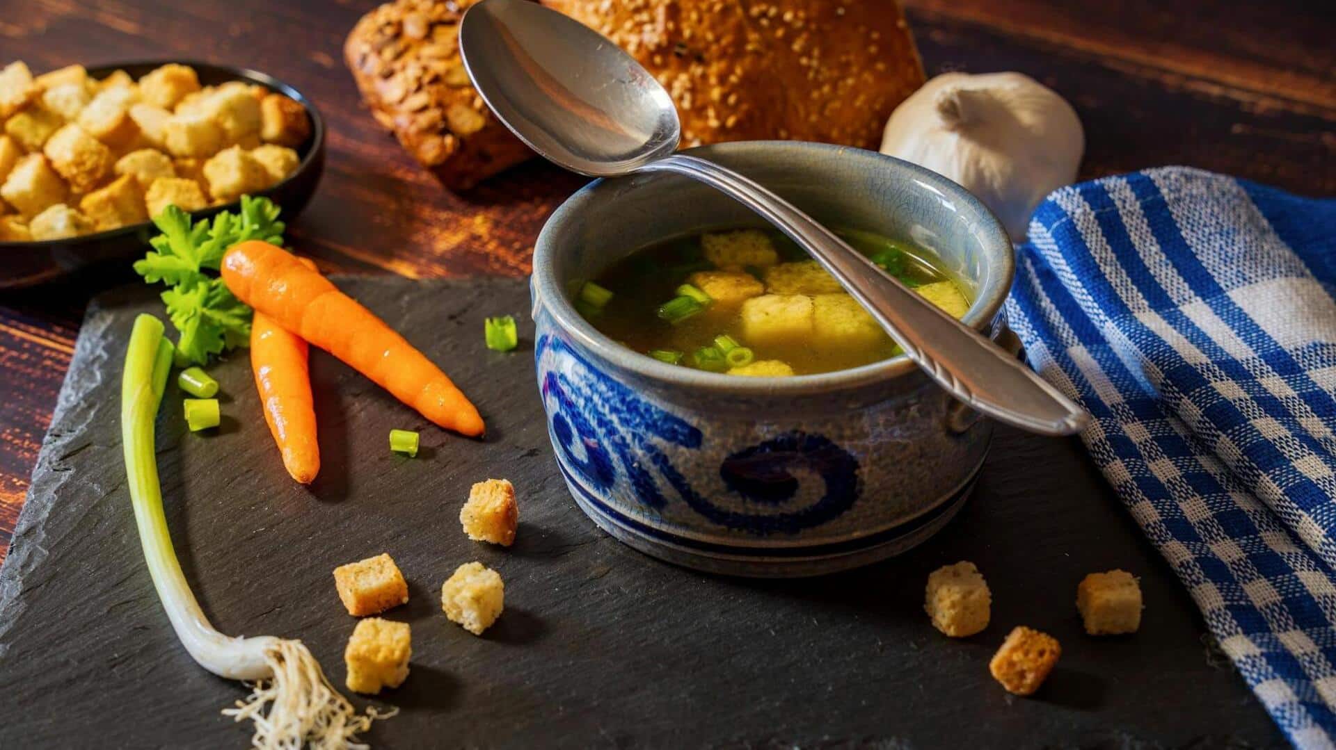 วิธีทำซุปผักง่ายๆจากเศษผักในครัว