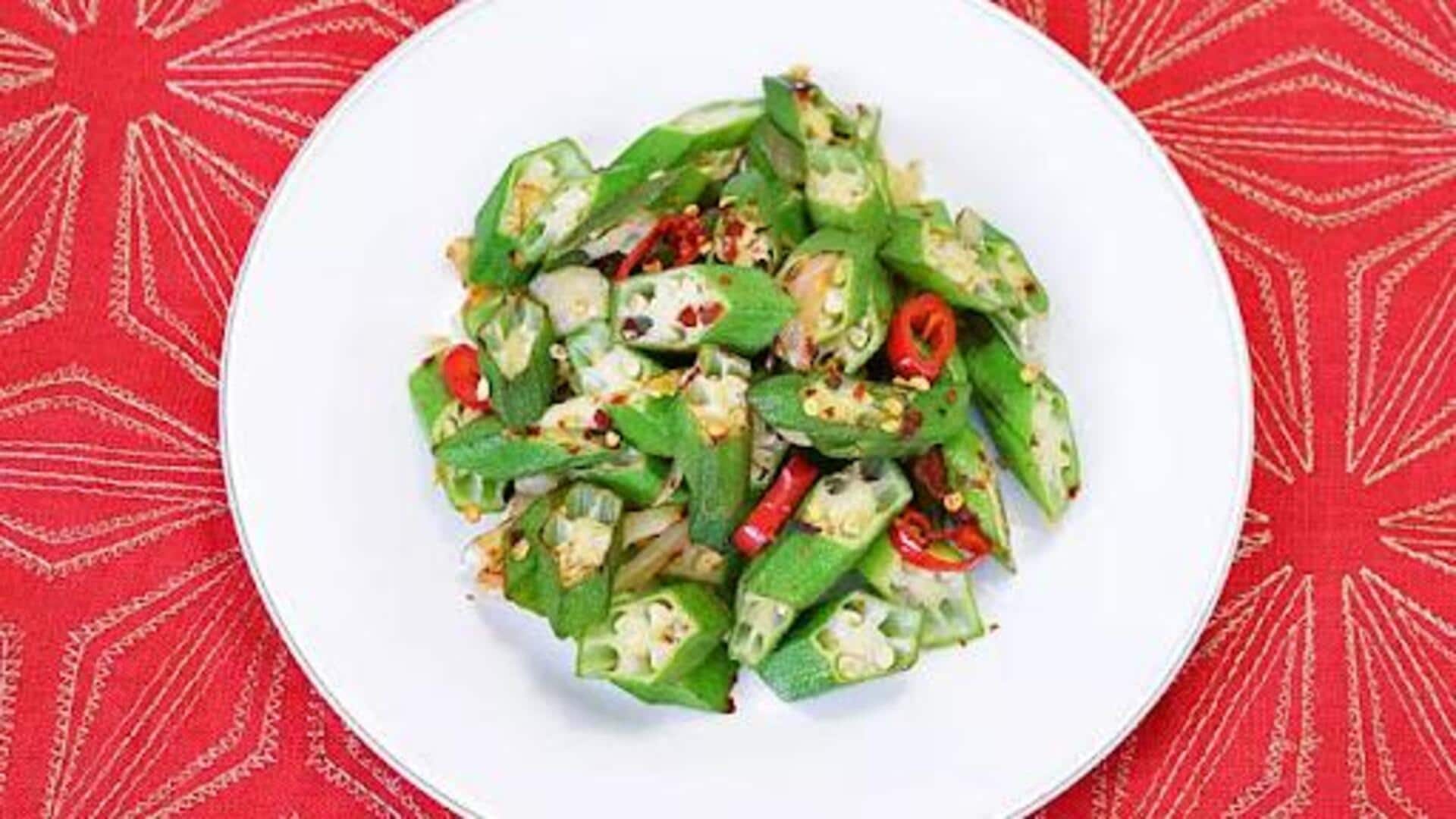 ผัดใบกระเจี๊ยบเขียว: เมนูสุขภาพรสเปรี้ยวสดชื่น