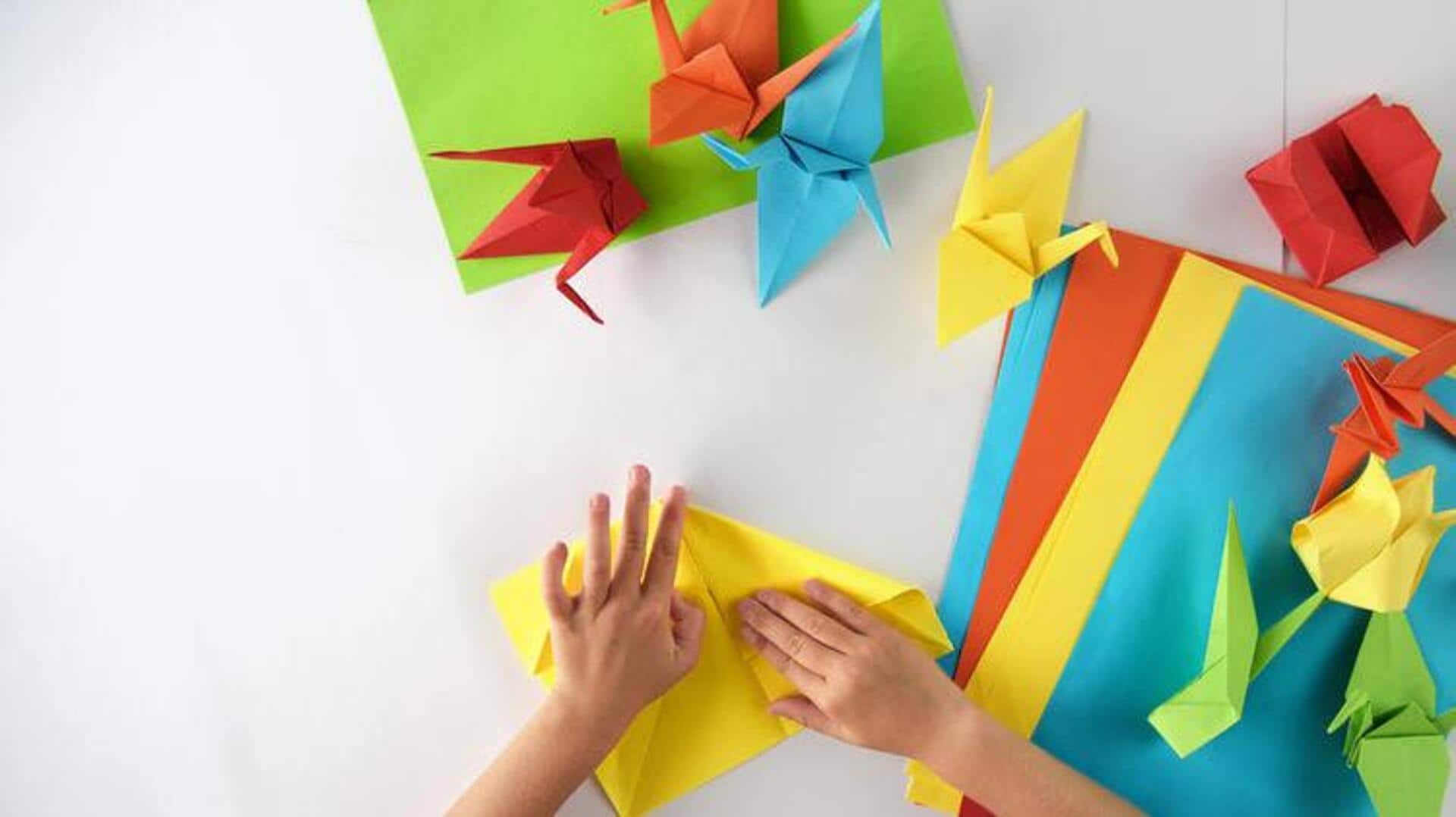 การฝึกสติผ่านการพับกระดาษ (โอริงามิ)