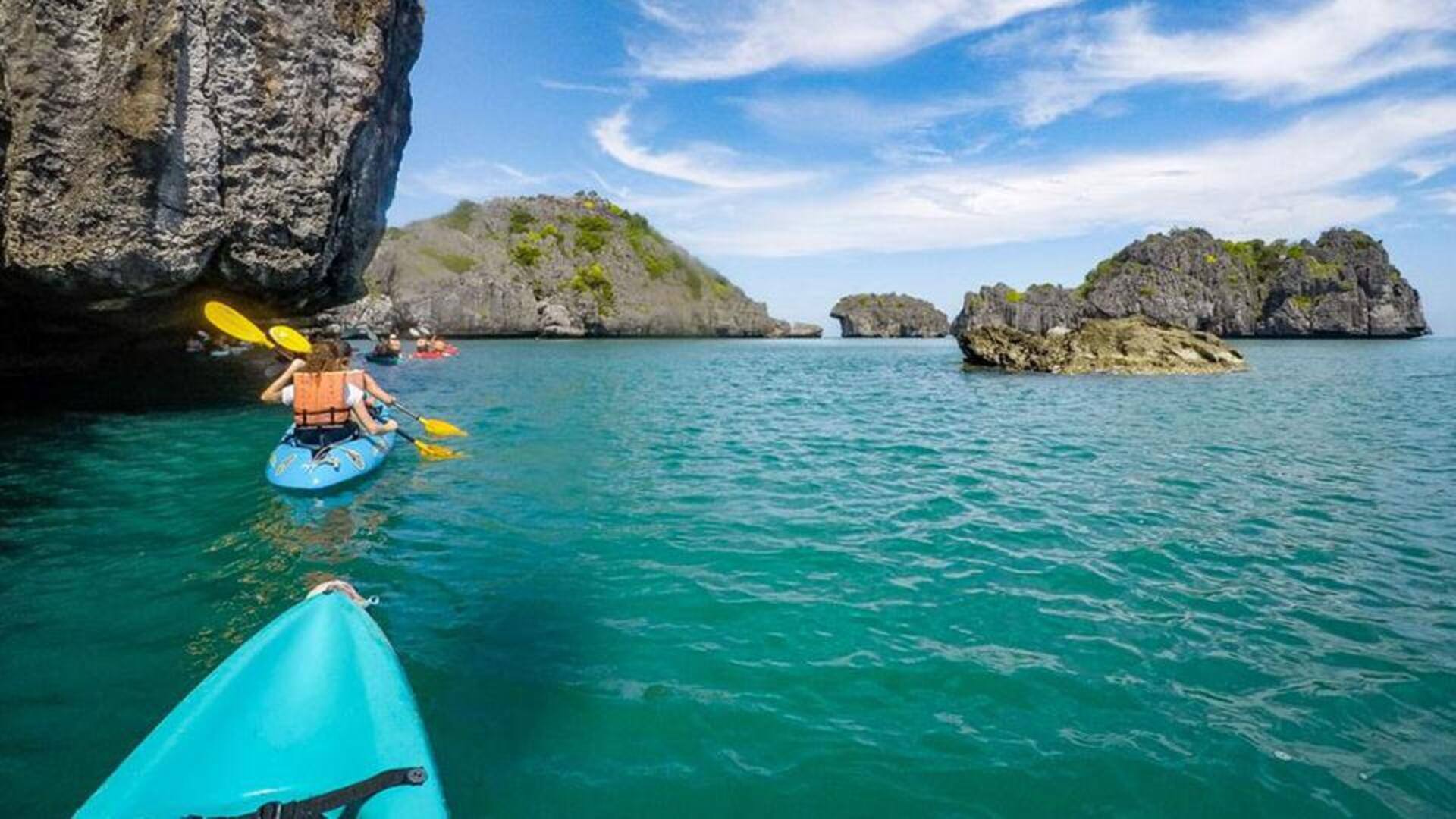 สิ่งจำเป็นที่ต้องเตรียมเมื่อไปพายเรือคายัคที่อ่างทอง สิ่งจำเป็นที่ต้องเตรียมเมื่อไปพายเรือคายัคที่อ่างทอง