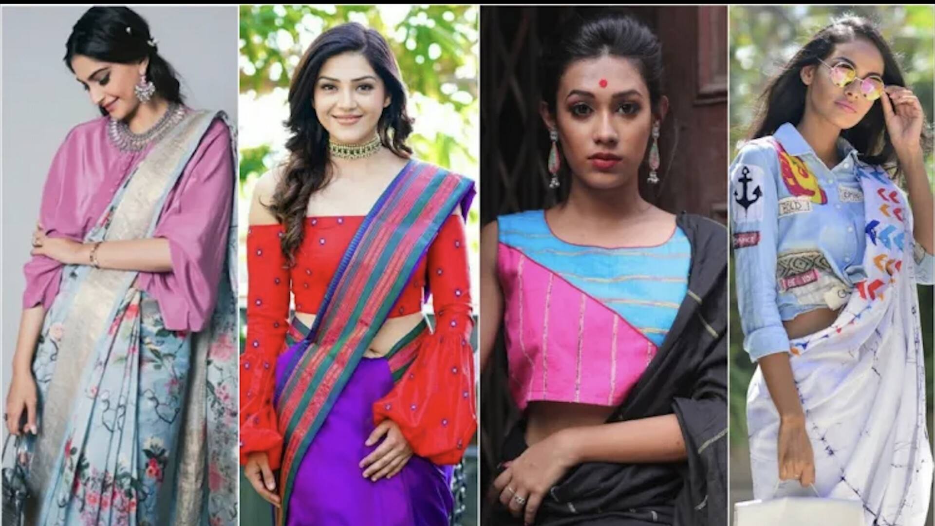 5 สไตล์ส่าหรีแมตช์ครอปท็อปได้ลงตัว