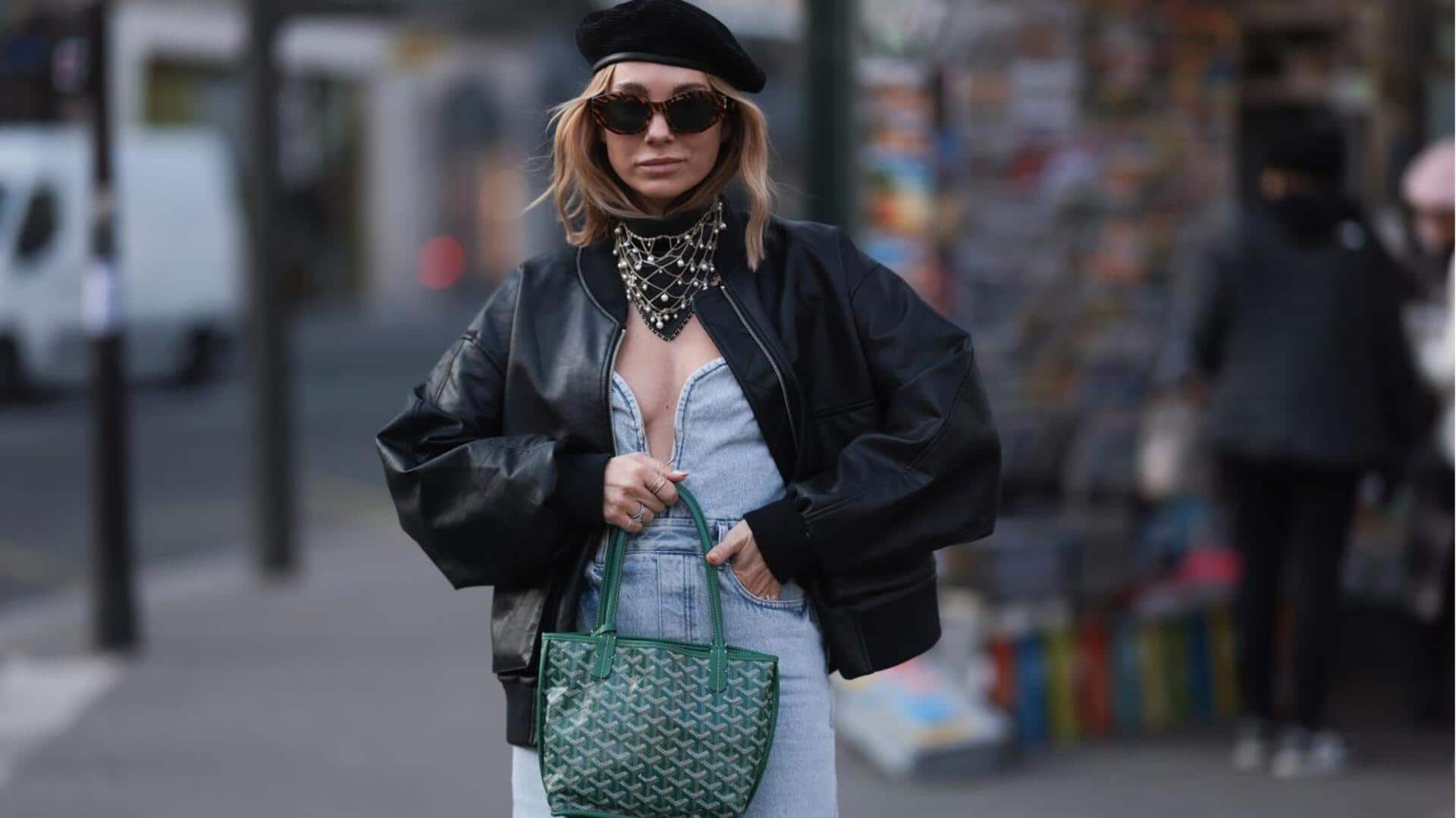 5 สไตล์การแต่งตัวด้วยบอมเบอร์แจ็คเก็ตที่เข้ากับกางเกงคูลอต