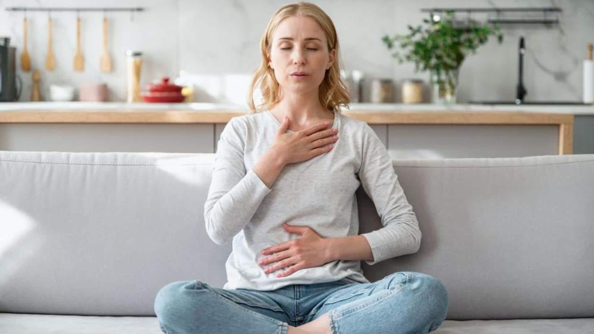 วิธีลดความเครียดด้วยการหายใจลึก