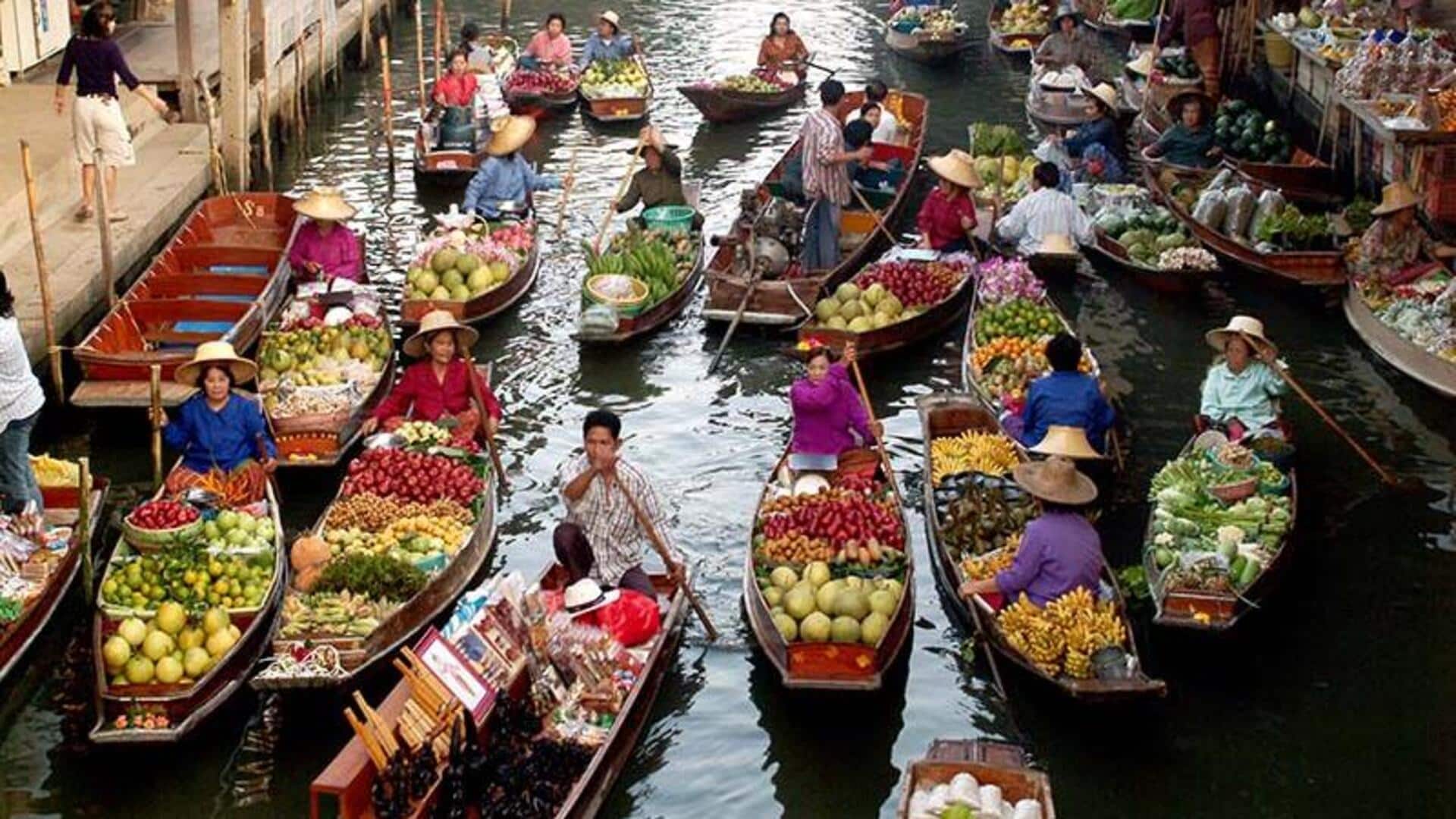ตลาดน้ำที่สวยงามในประเทศไทย ตลาดน้ำที่สวยงามในประเทศไทย