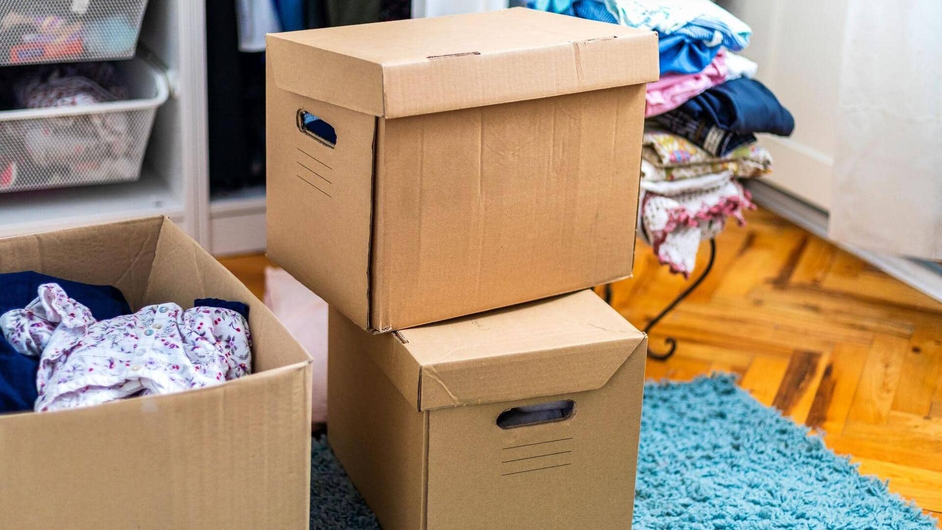 จัดระเบียบพื้นที่ด้วยกล่องเก็บของติดฉลาก