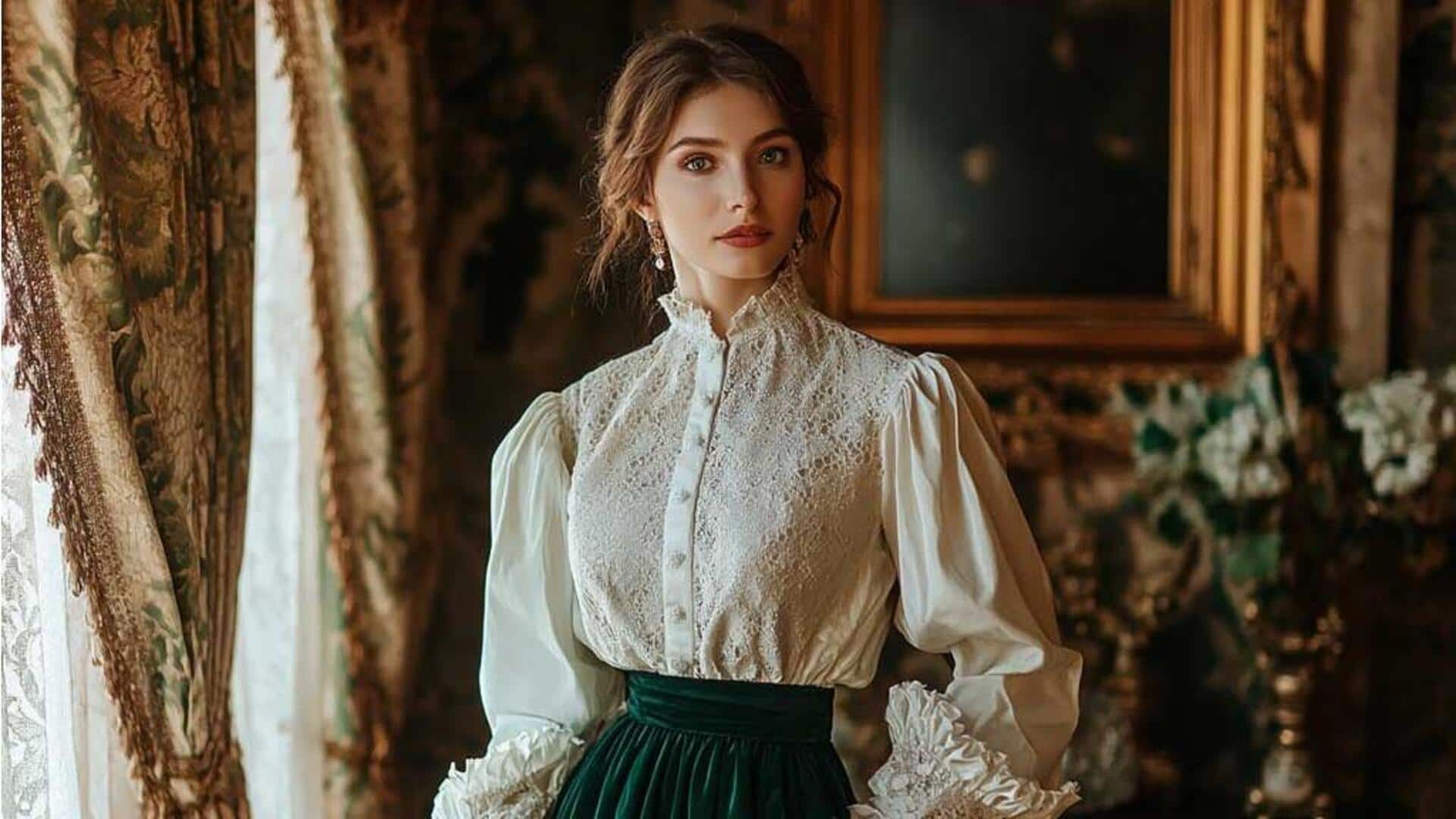 5 กระโปรงแมตช์ลงตัวกับเสื้อเบลาส์วินเทจ