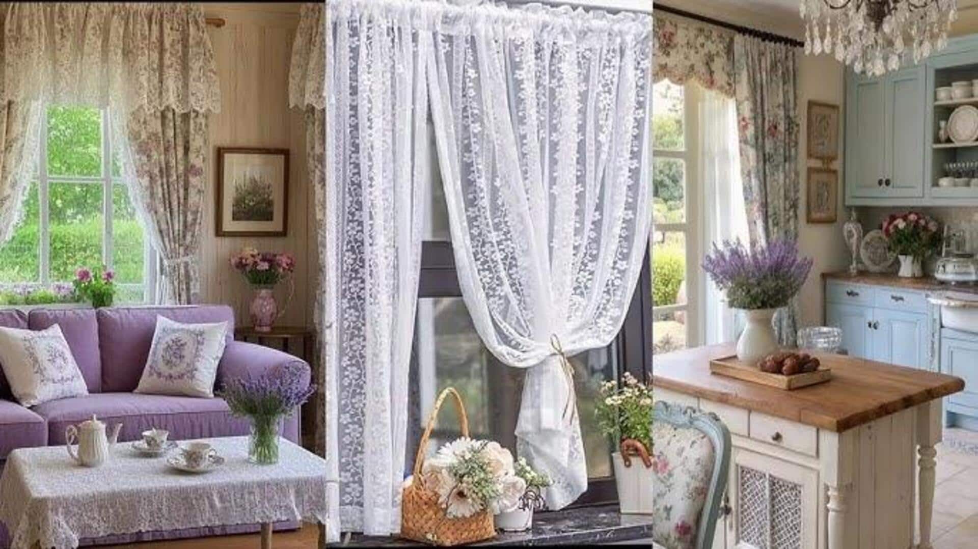 วิธีทำผ้าม่านสุดเก๋จากผ้าปูโต๊ะเก่าแบบประหยัดงบ