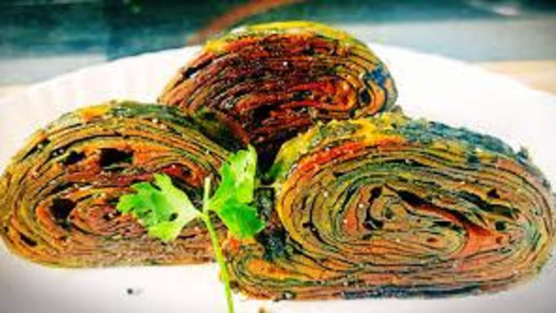 ม้วนใบเผือกไส้ข้าวเครื่องเทศ เมนูทำง่าย อร่อยกลมกล่อม