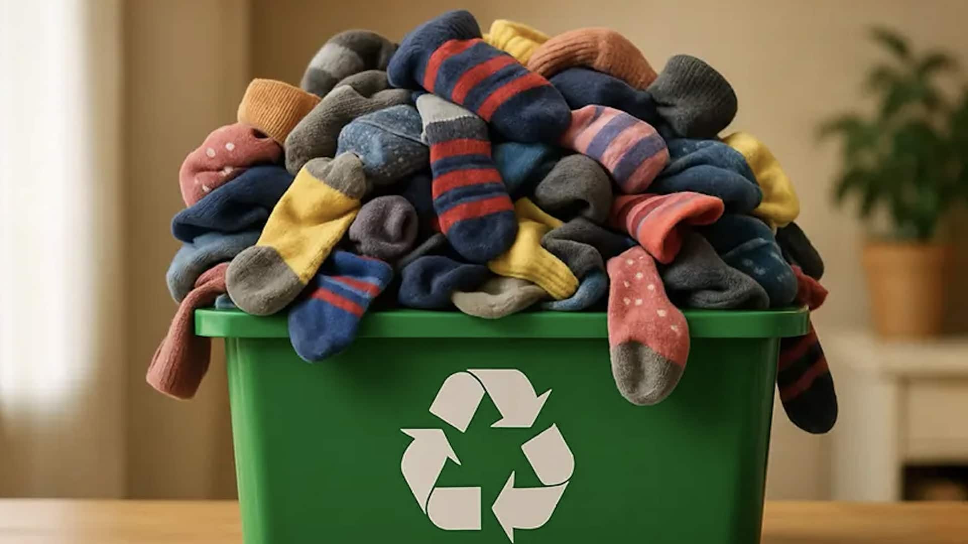 เปลี่ยนถุงเท้าเก่าให้มีประโยชน์ใหม่เป็นเครื่องมือทำความสะอาด