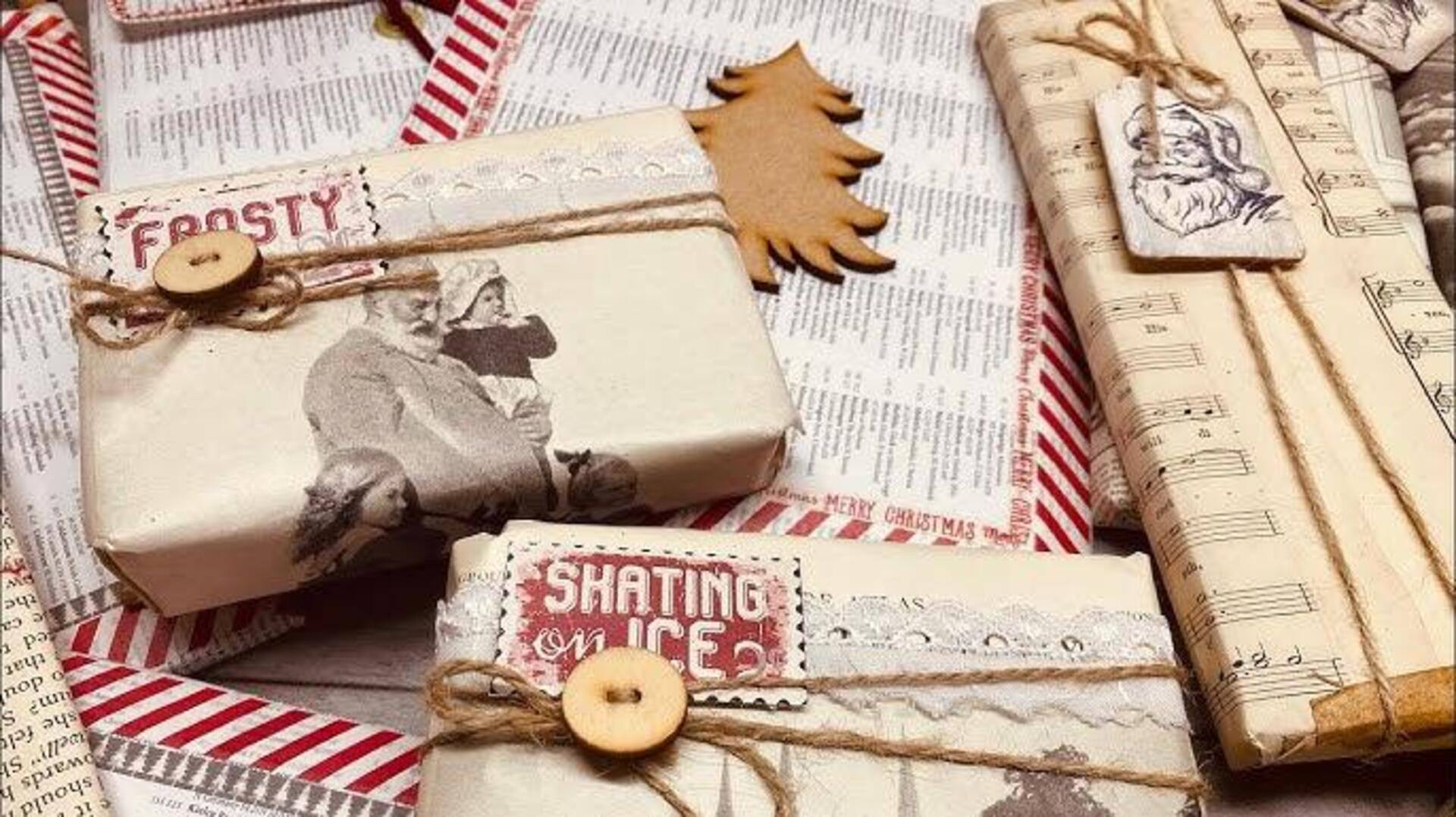 เปลี่ยนแมกกาซีนเก่าให้กลายเป็นกระดาษห่อของขวัญสุดเก๋