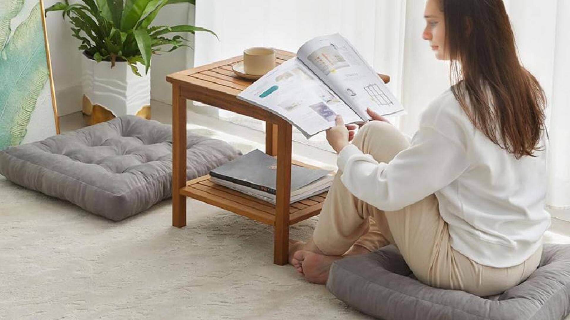 เปลี่ยนบรรยากาศด้วยการนั่งพื้นแบบดั้งเดิม