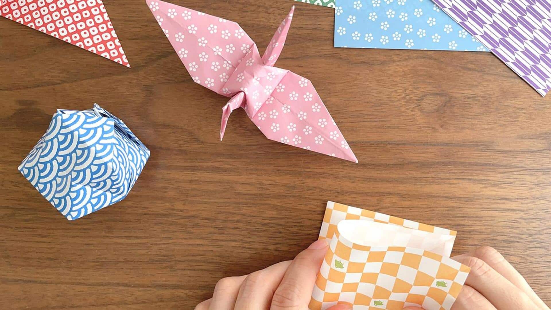 ฝึกความอดทนด้วยการพับกระดาษ