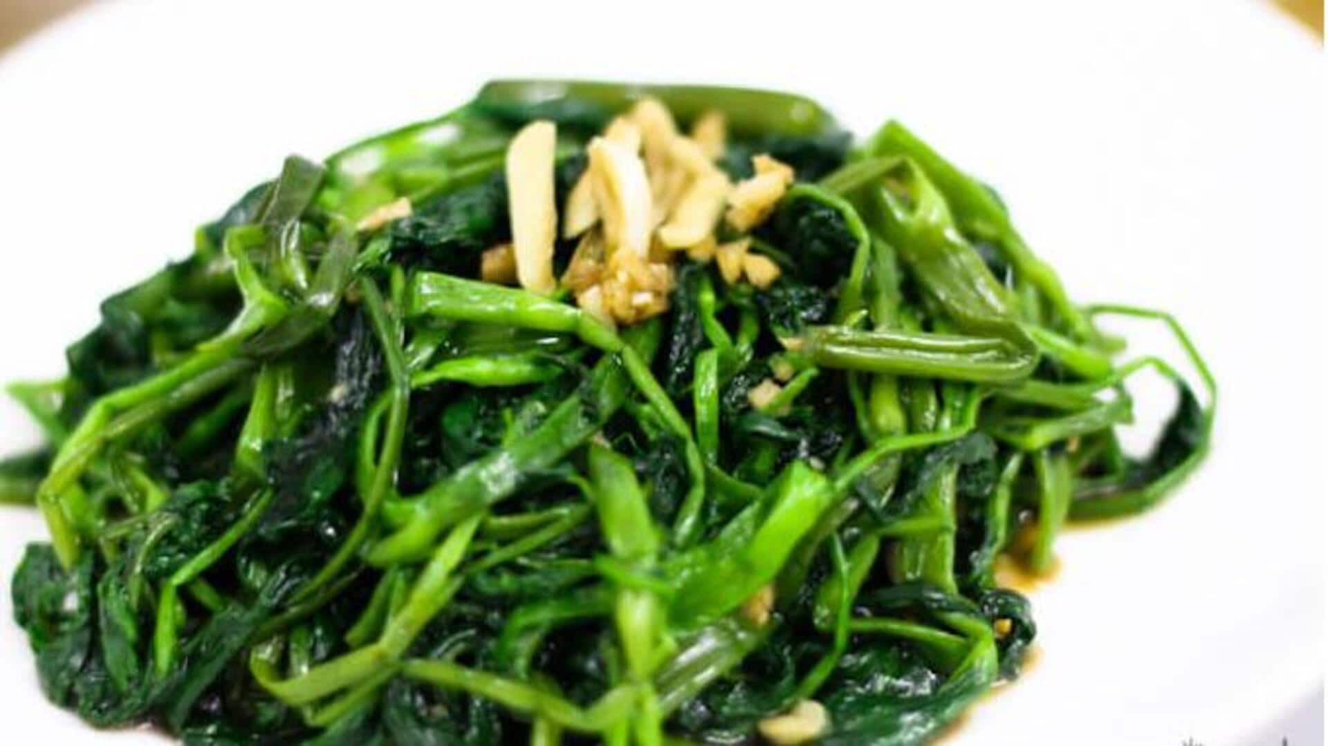 5 จานผักบุ้งอ่อนสดใหม่ ทำง่ายได้ทุกฤดู