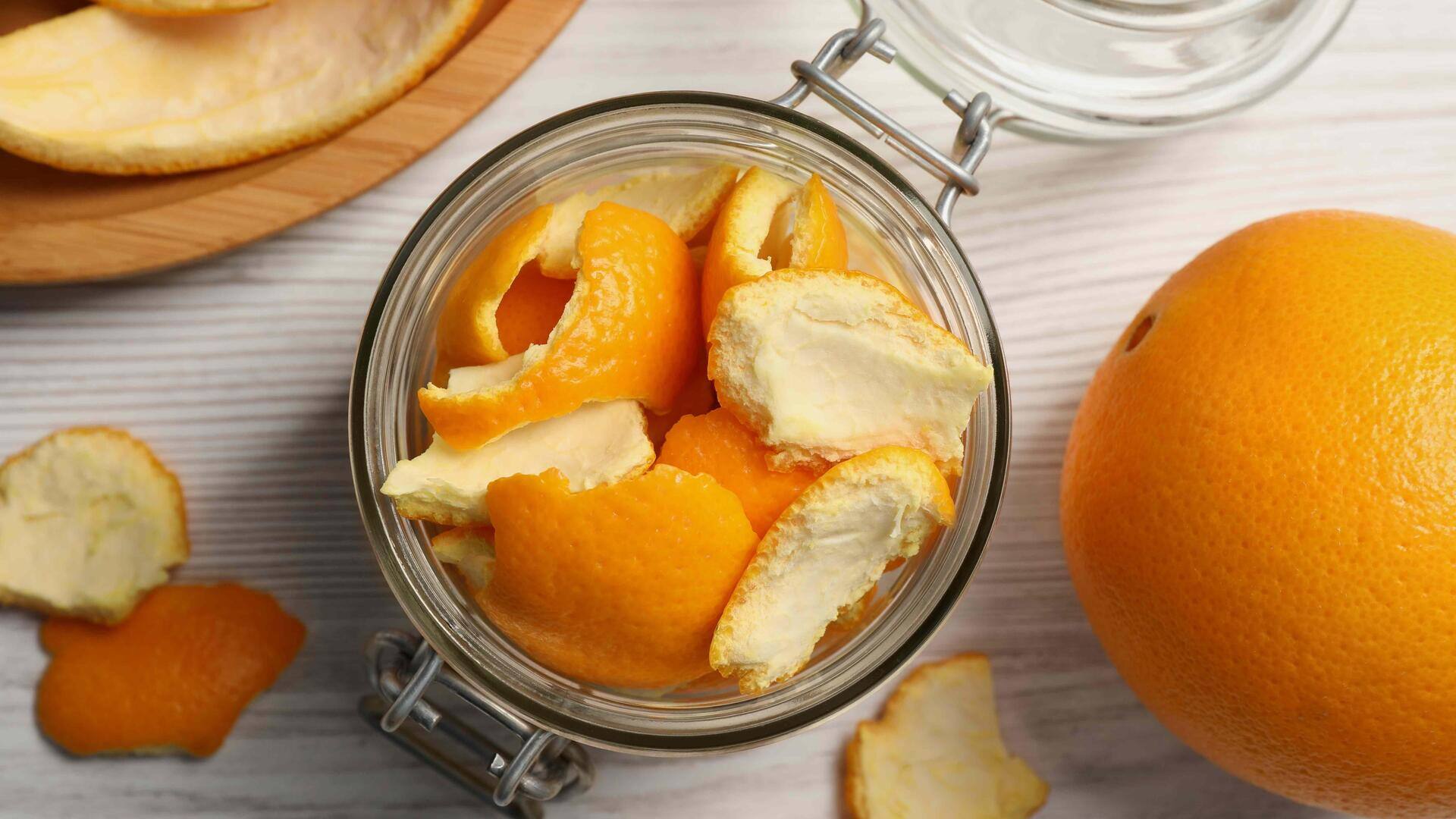 ไอเดียรักษ์โลก ทำความสะอาดบ้านด้วยเปลือกส้ม