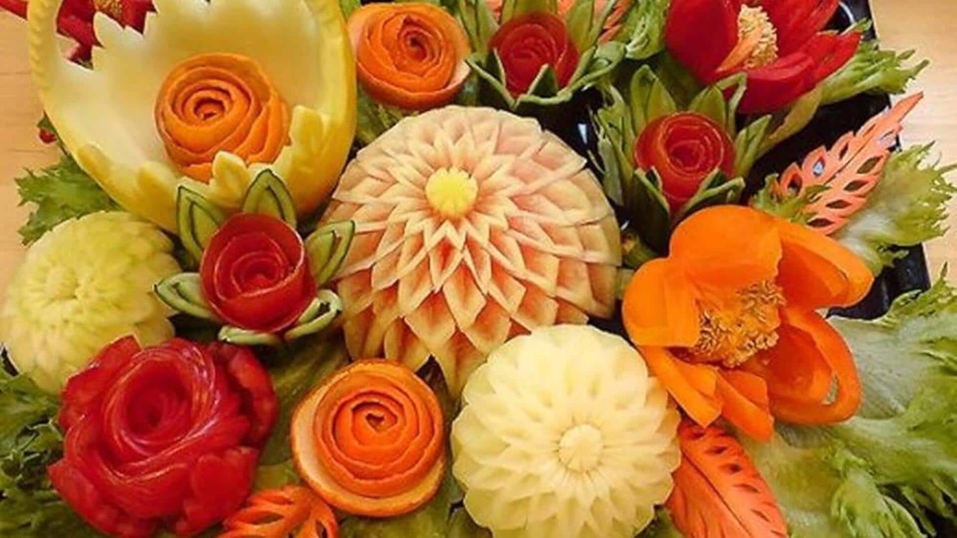 สลักผลไม้ไทย: ศิลปะบำบัดความเครียด