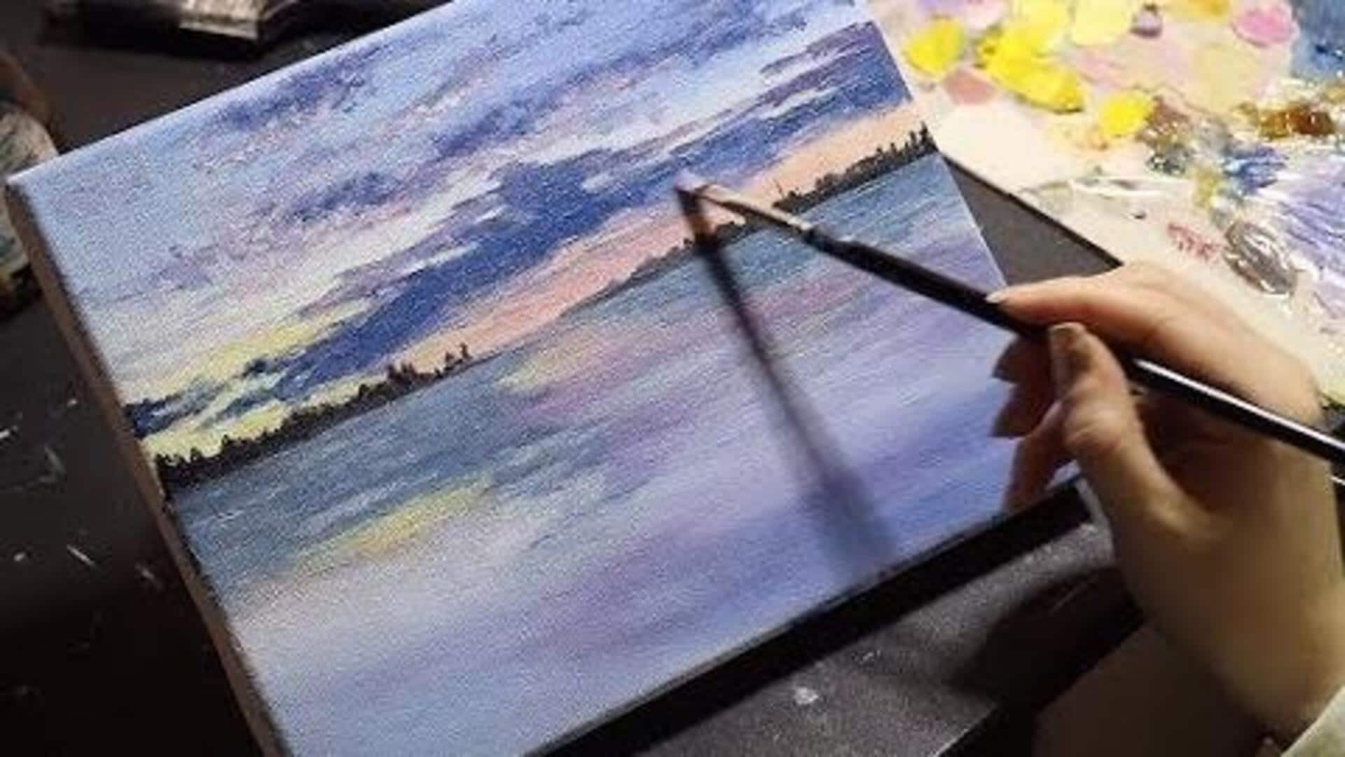 ภาพวาดยามเย็นเพื่อปลดปล่อยจิตใจอย่างอิสระ ภาพวาดยามเย็นเพื่อปลดปล่อยจิตใจอย่างอิสระ