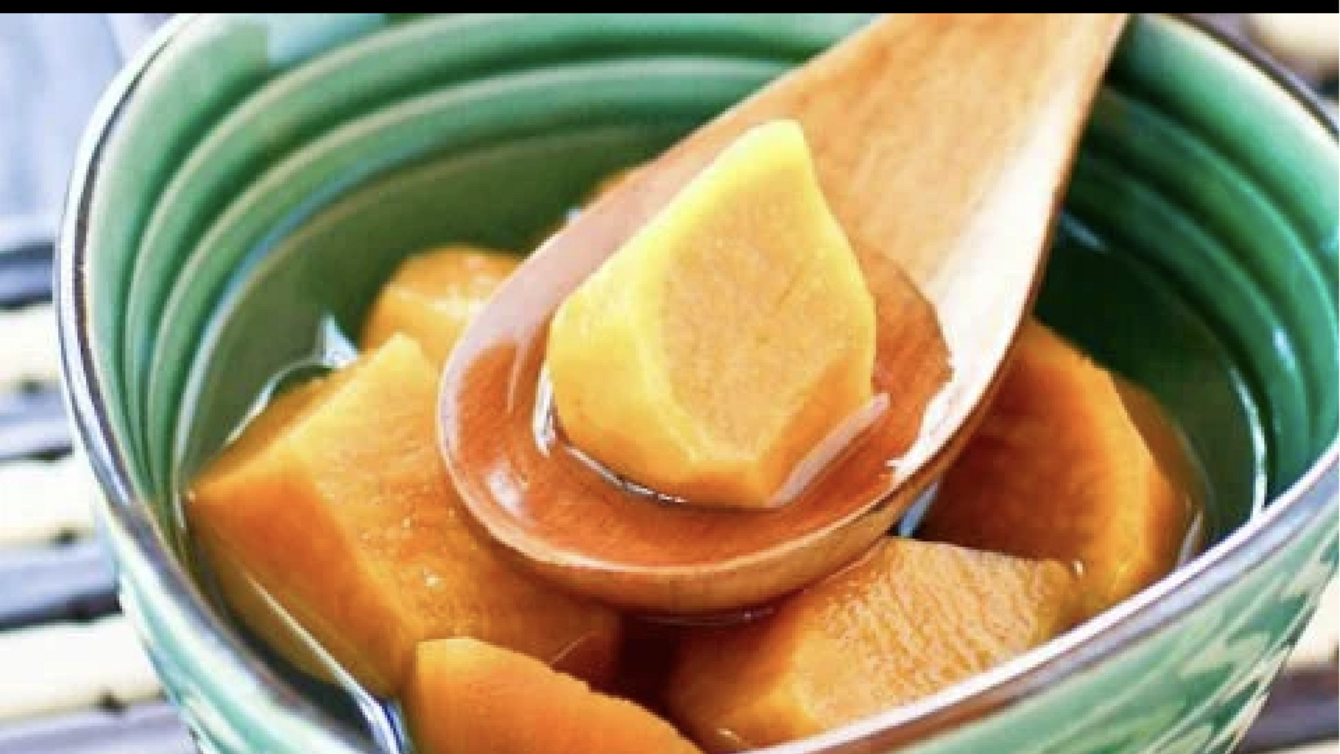 ขนมมันเทศกรอบราดน้ำขิงหวาน เมนูไทยรสละมุน